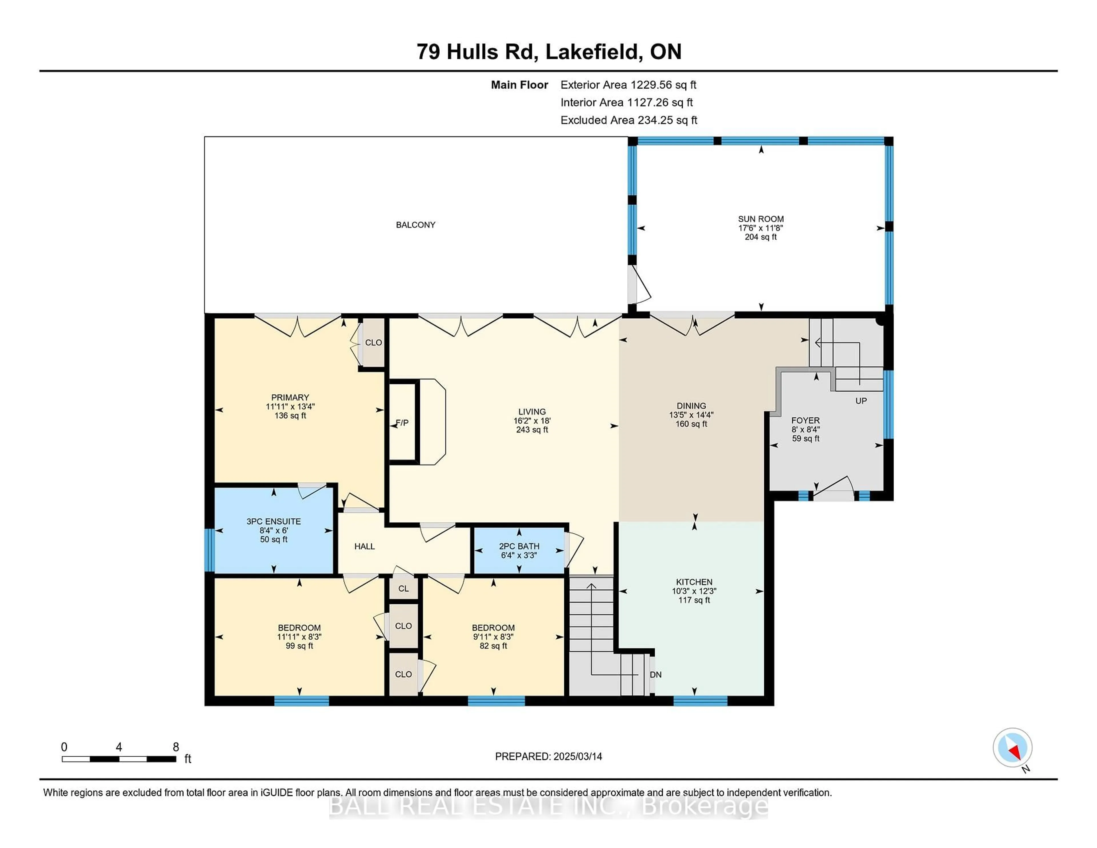 Floor plan for 79 Hulls Rd, North Kawartha Ontario K0L 2H0
