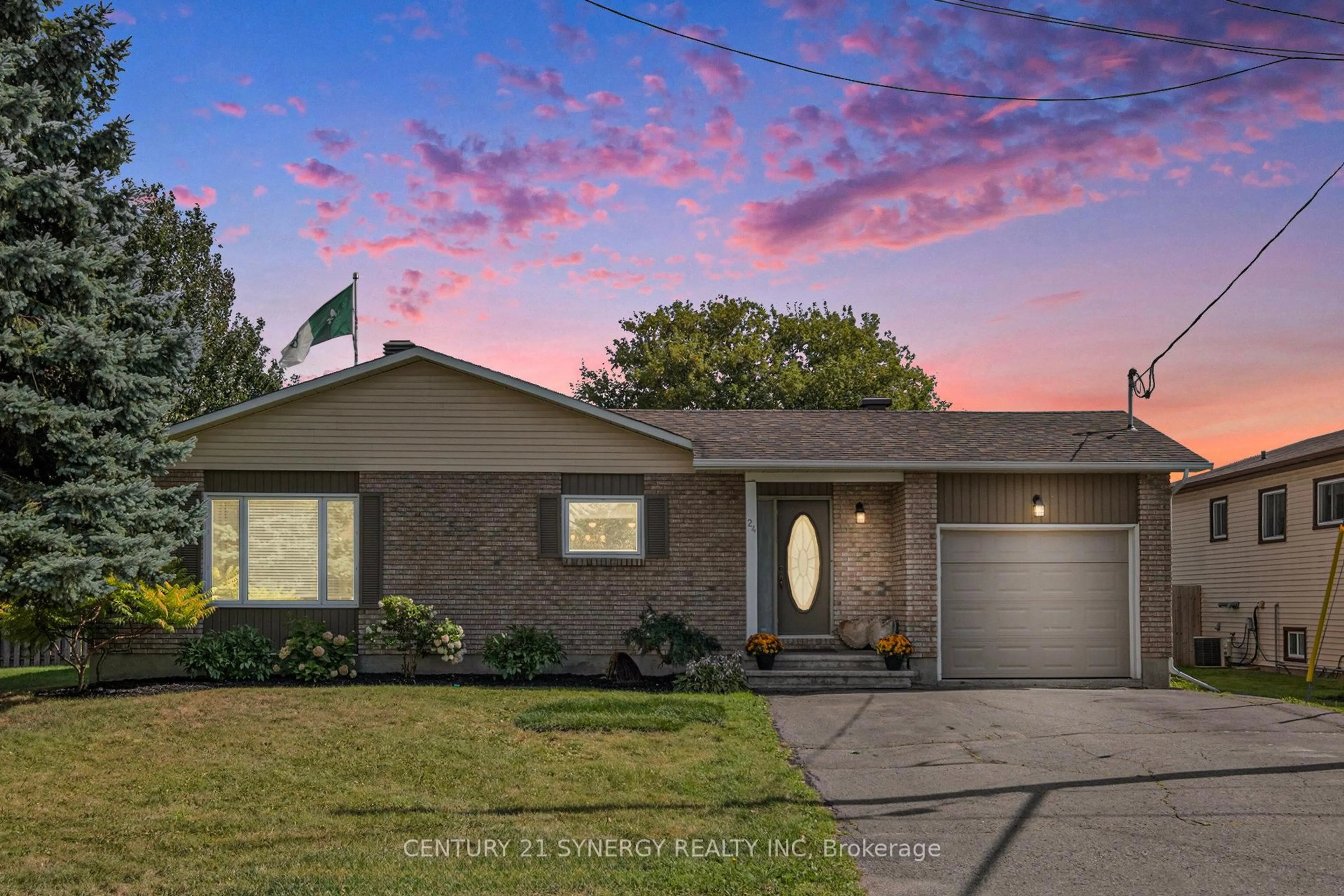 Home with brick exterior material, street for 24 Menard St, Russell Ontario K0A 1W1