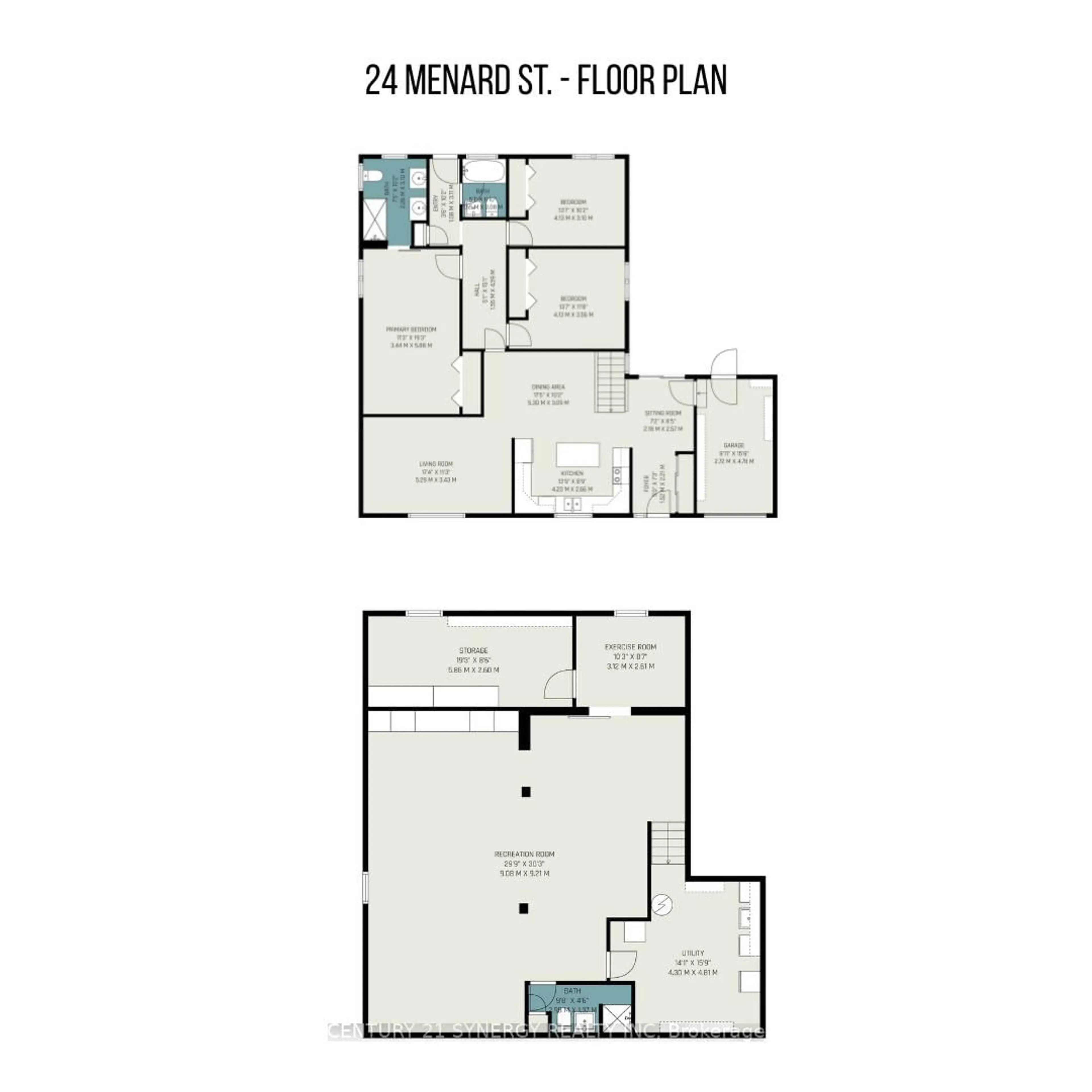 Floor plan for 24 Menard St, Russell Ontario K0A 1W1