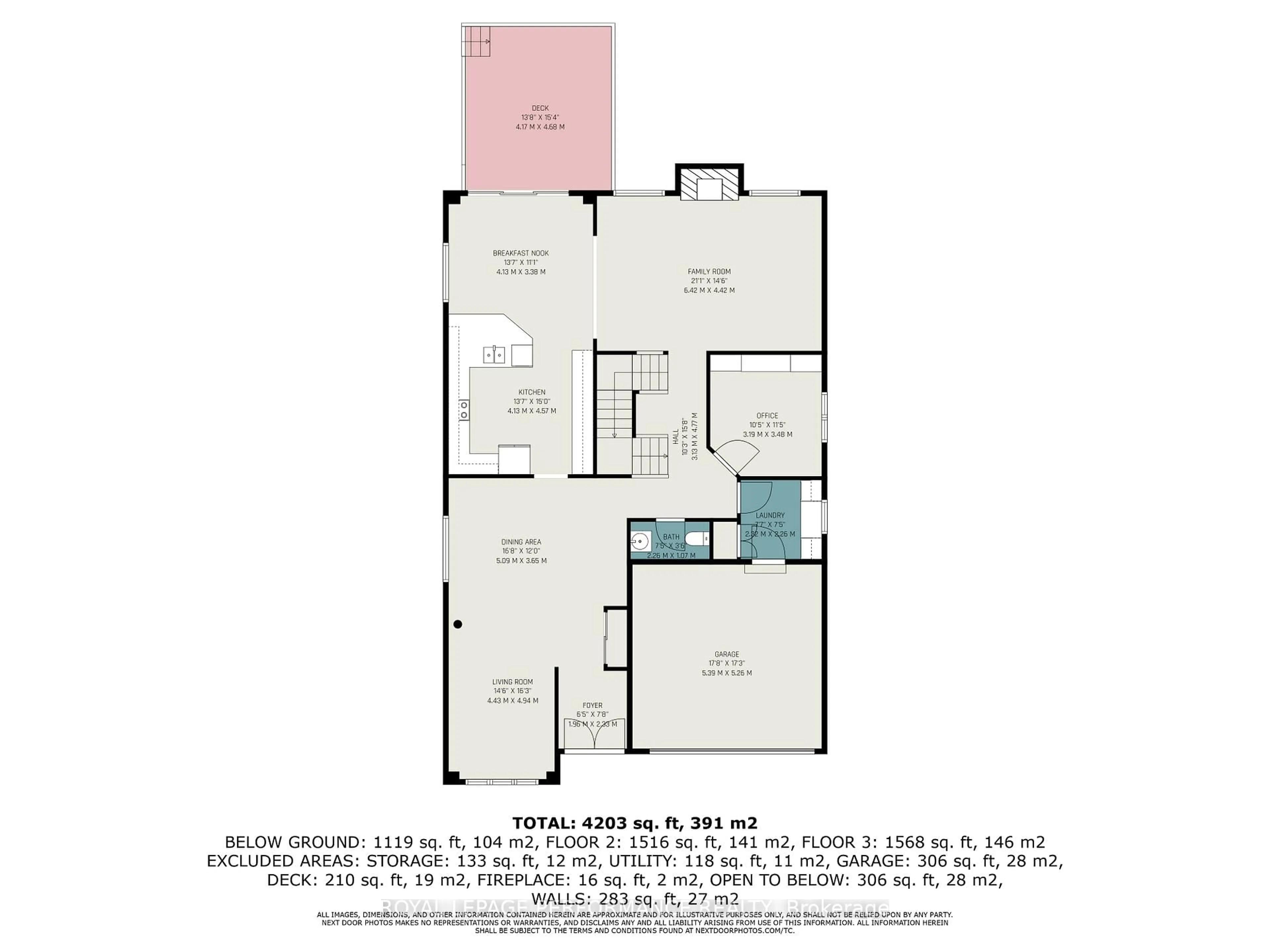 Floor plan for 450 Frank Cauley Way, Orleans Ontario K4A 0L5