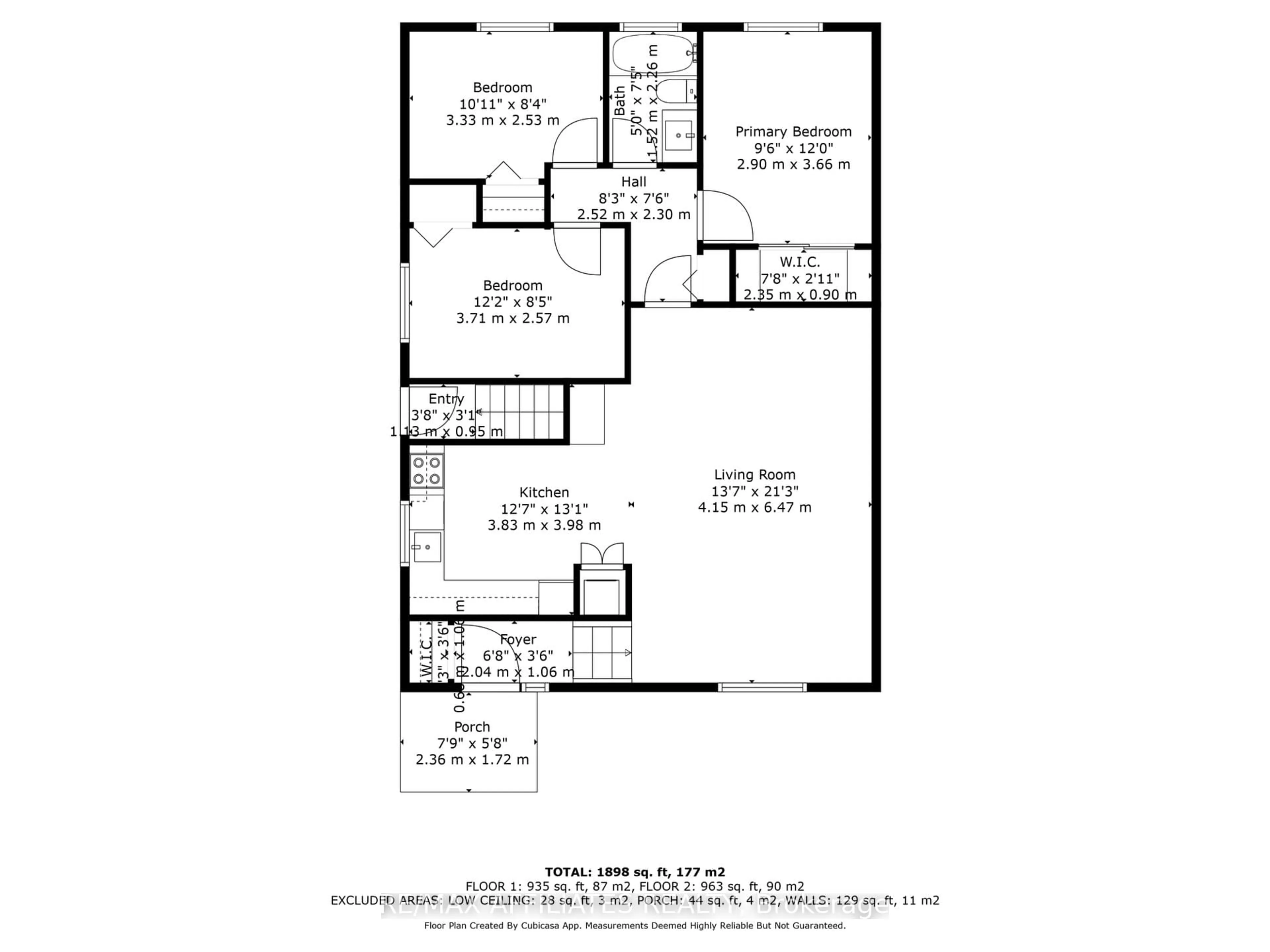 Floor plan for 1316 Bloomsbury Cres, Ottawa Ontario K2C 2Y9