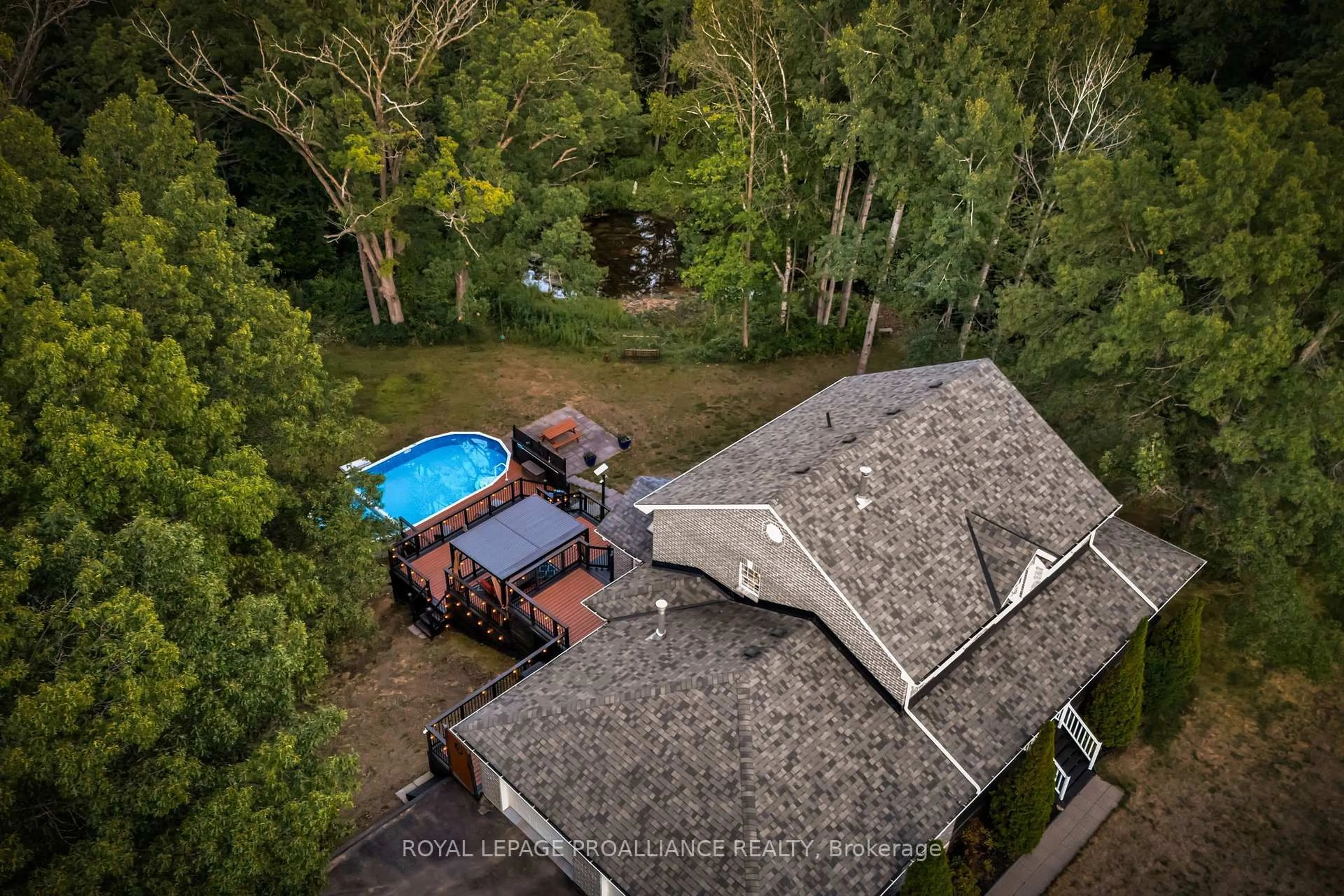 A pic from outside/outdoor area/front of a property/back of a property/a pic from drone, unknown for 74 Flying Club Rd, Hastings Ontario K0K 2C0
