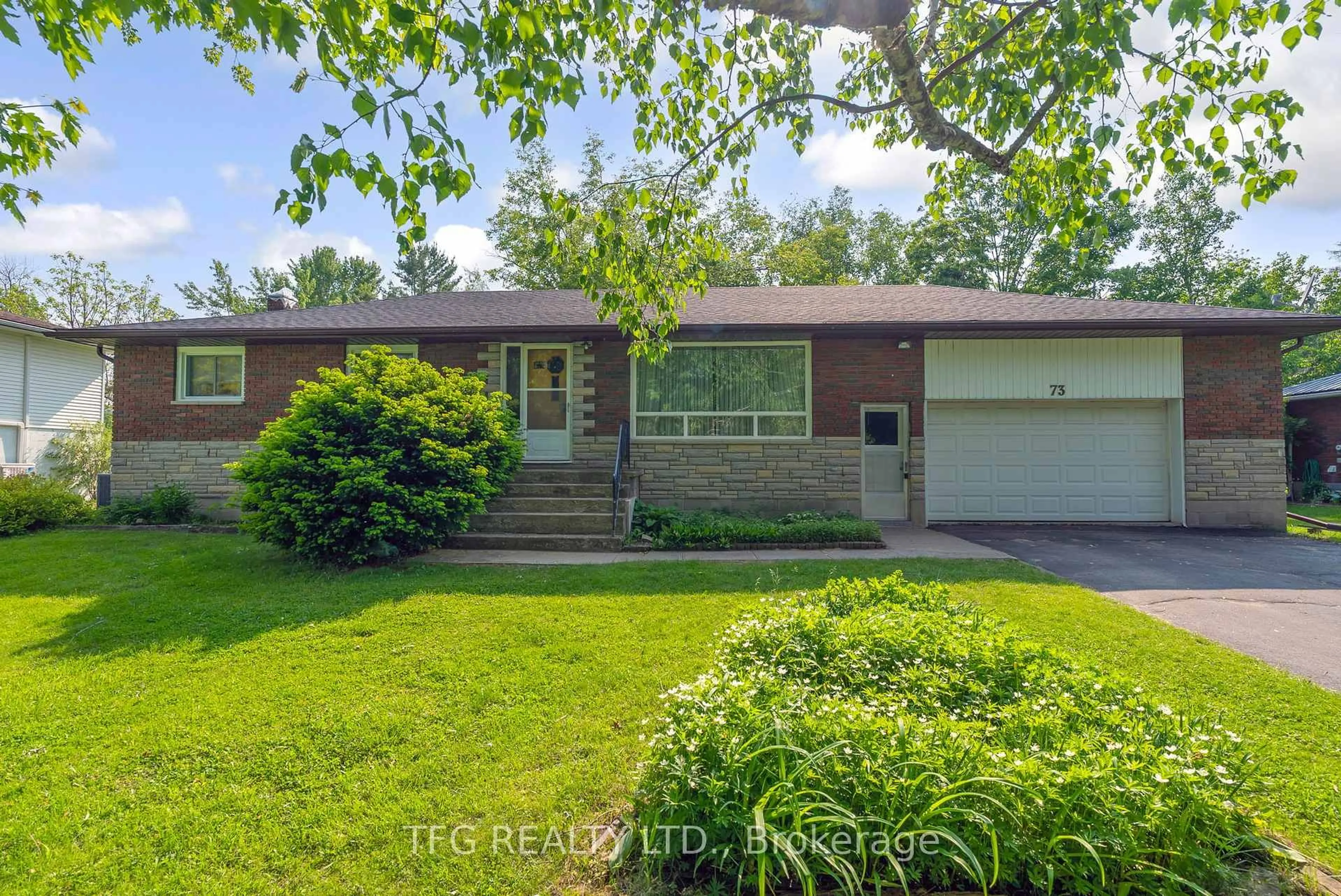 Home with brick exterior material, street for 73 Cameron St, Limoges Ontario K0K 2M0