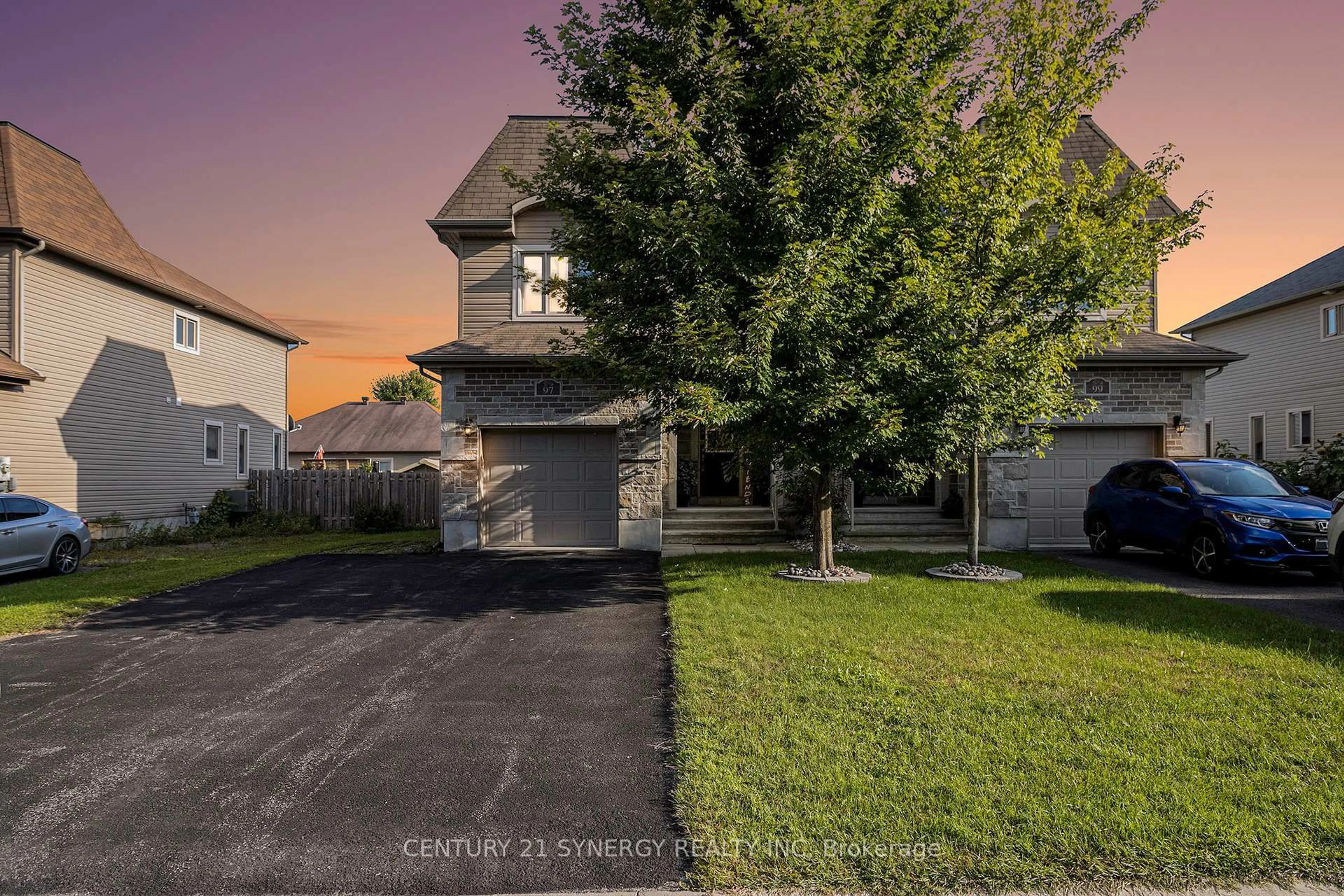 A pic from outside/outdoor area/front of a property/back of a property/a pic from drone, street for 97 Asselin St, The Nation Ontario K0A 2M0