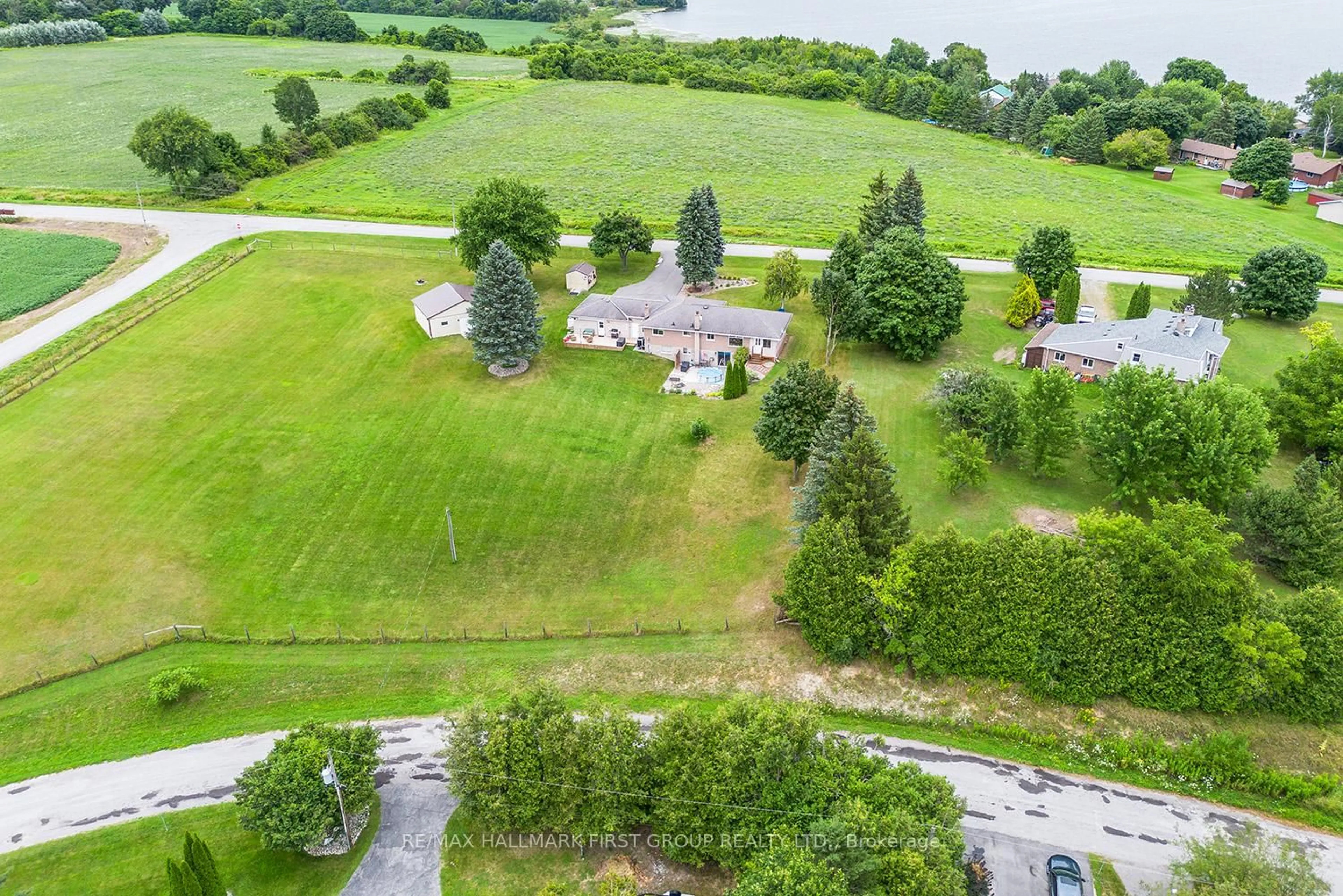 A pic from outside/outdoor area/front of a property/back of a property/a pic from drone, water/lake/river/ocean view for 122 Gilson Point Rd, Kawartha Lakes Ontario K0M 2C0