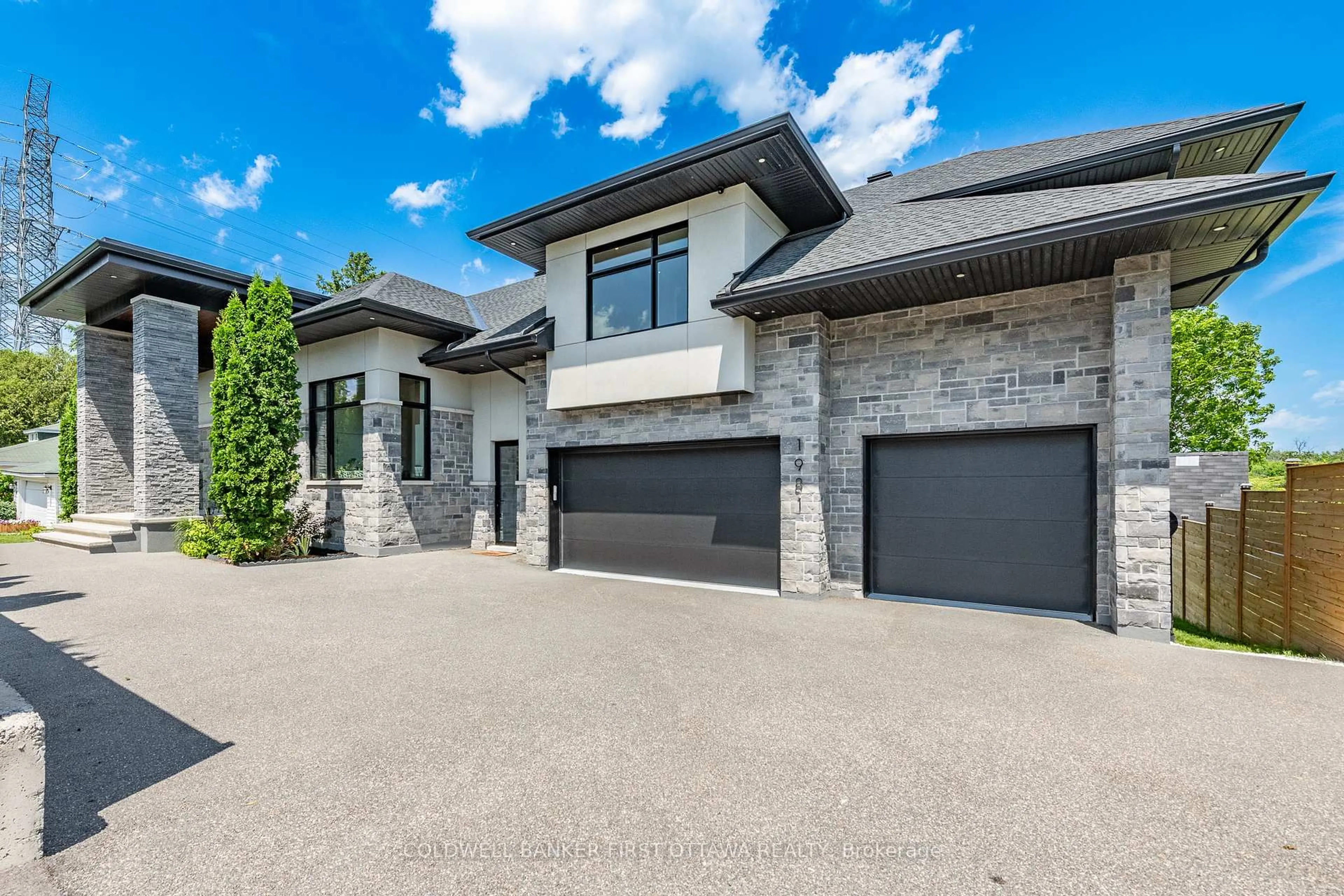 Home with brick exterior material, street for 1981 Prince of Wales Dr, Ottawa Ontario K2C 3J7