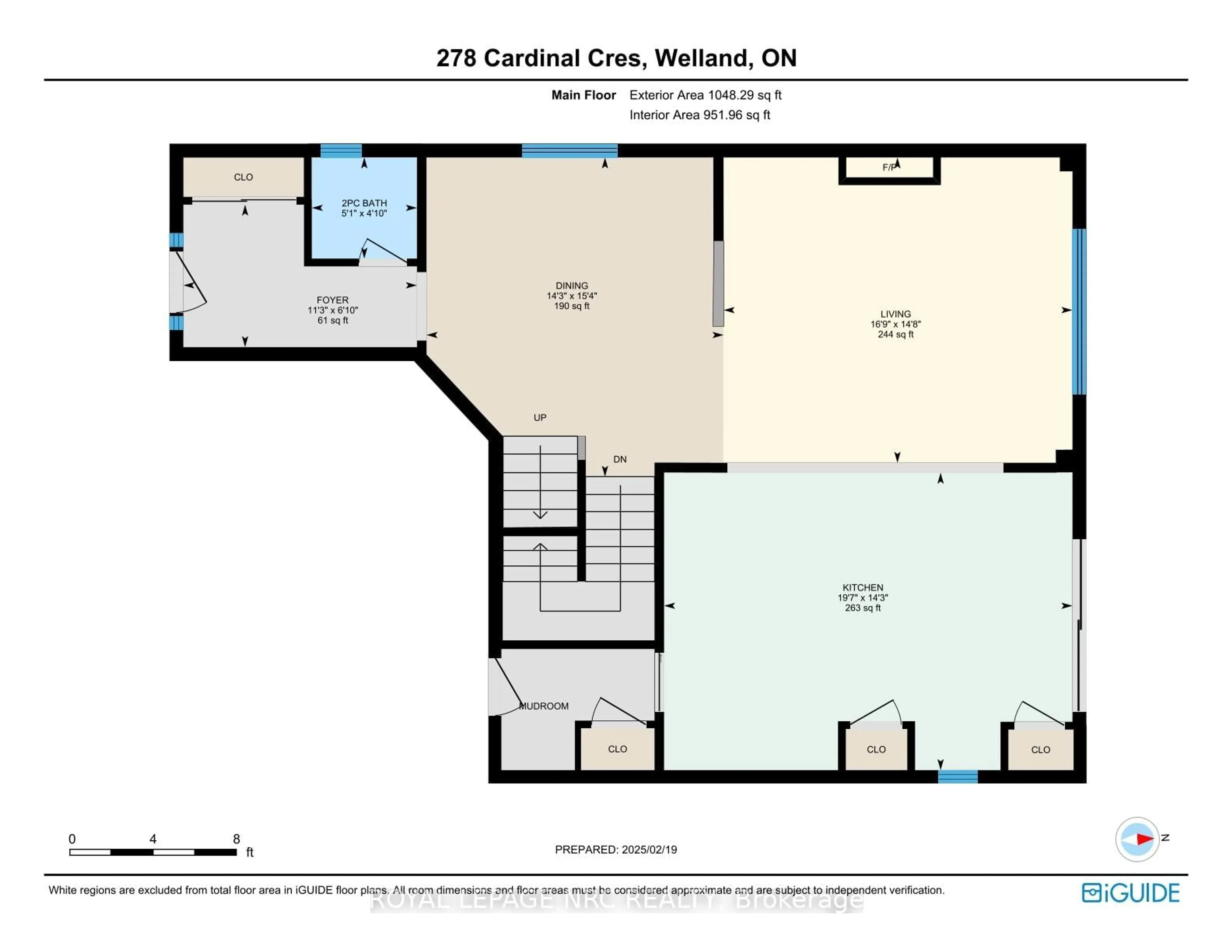 Floor plan for 278 Cardinal Cres, Welland Ontario L3C 0B1