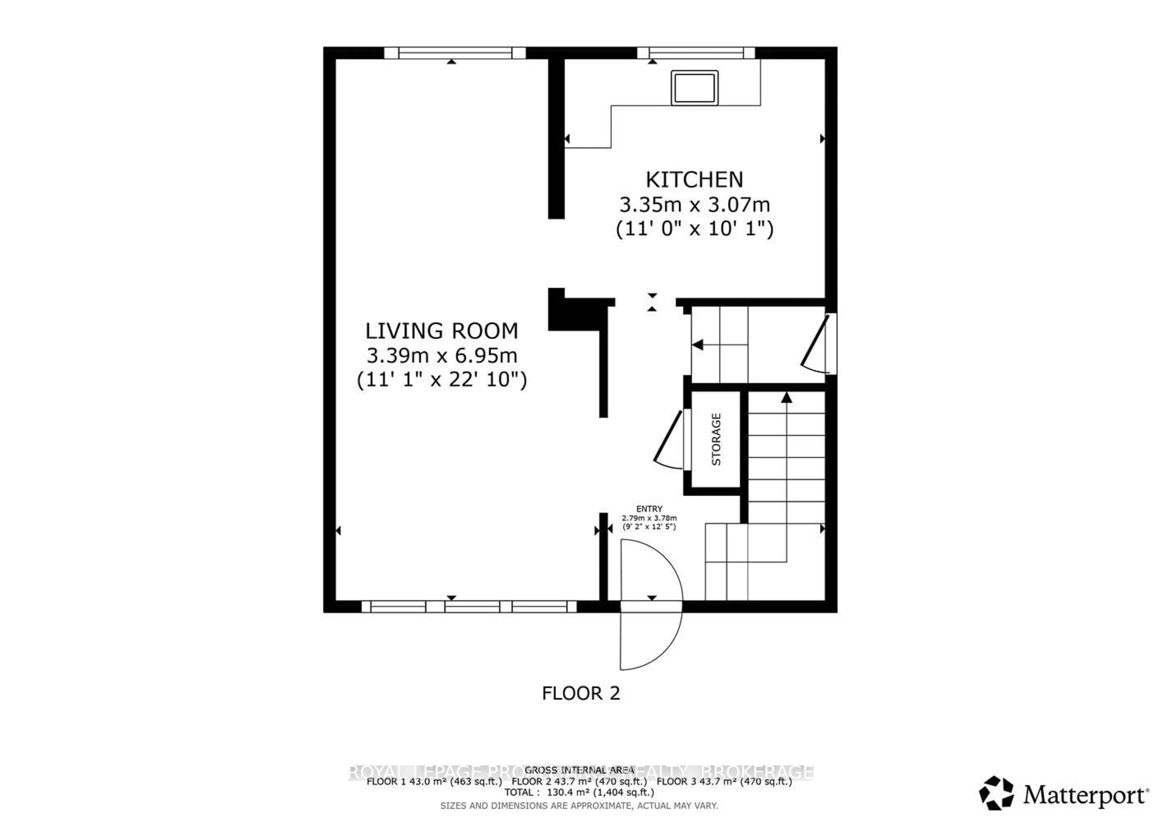 Floor plan for 322 Meadowcrest Rd, Kingston Ontario K7M 3S3
