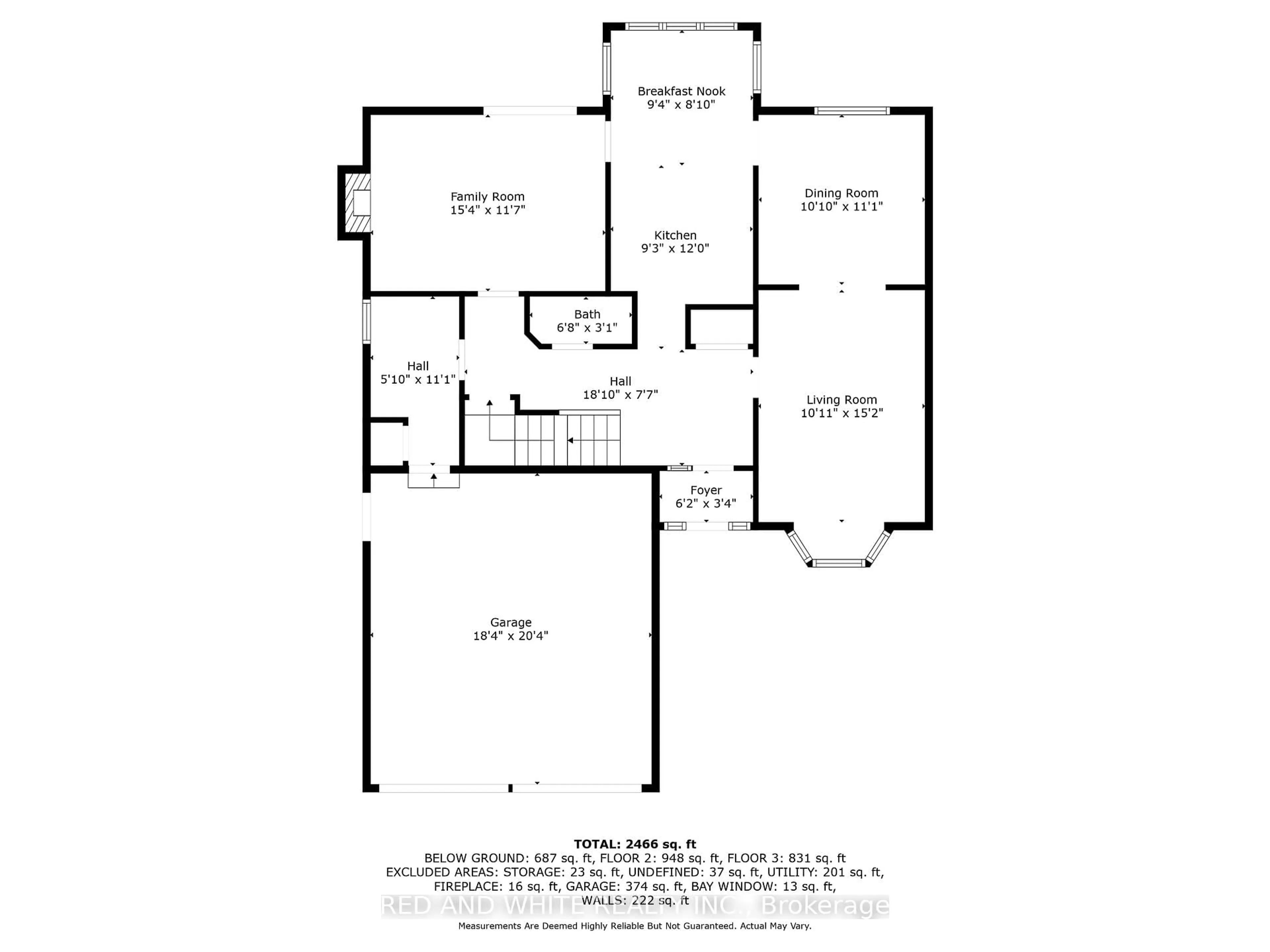 Floor plan for 139 Chipman St, Cambridge Ontario N3C 3R3
