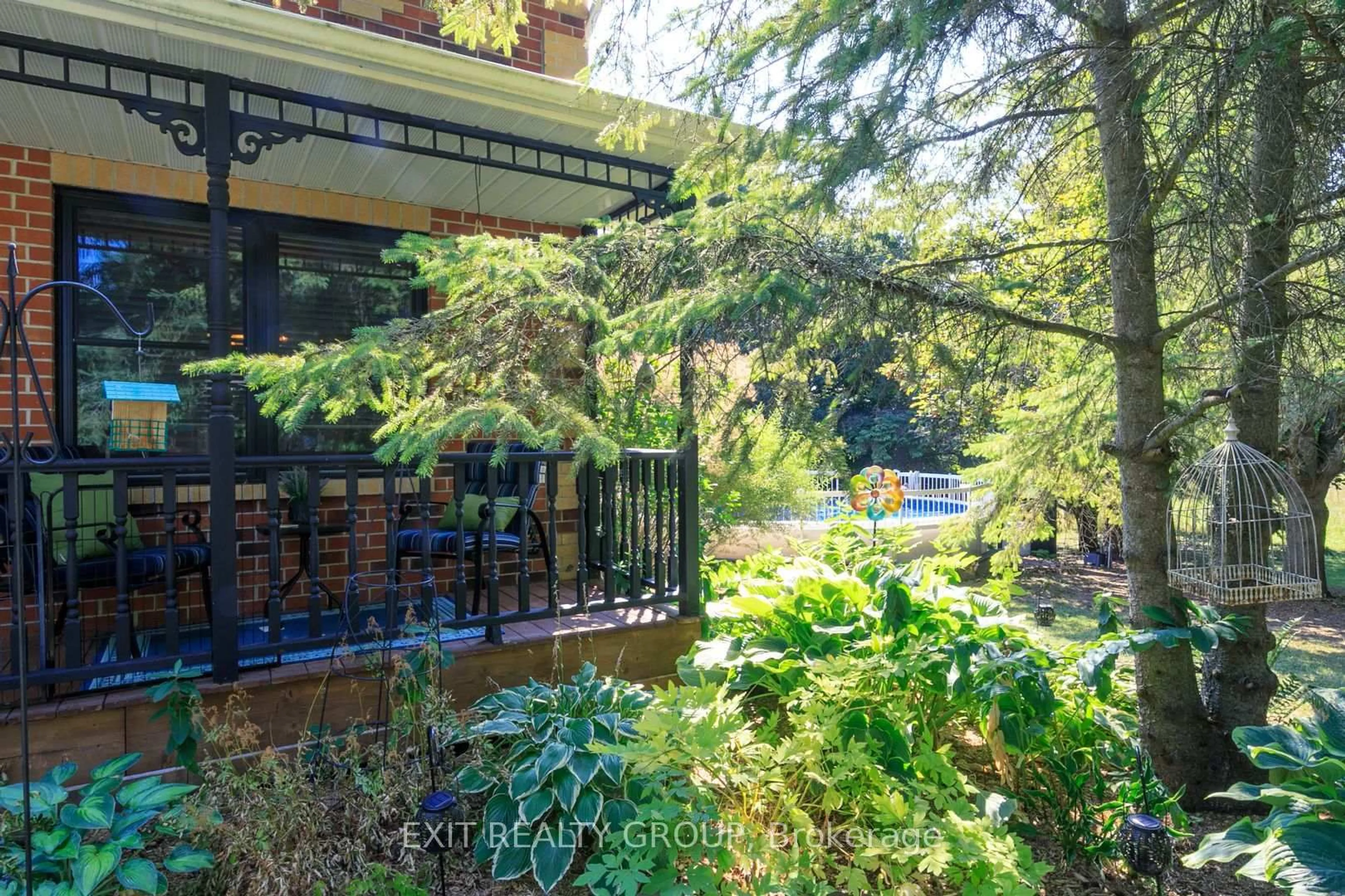 Patio, forest/trees view for 208 Glen Ross Rd, Hastings Ontario K0K 2C0
