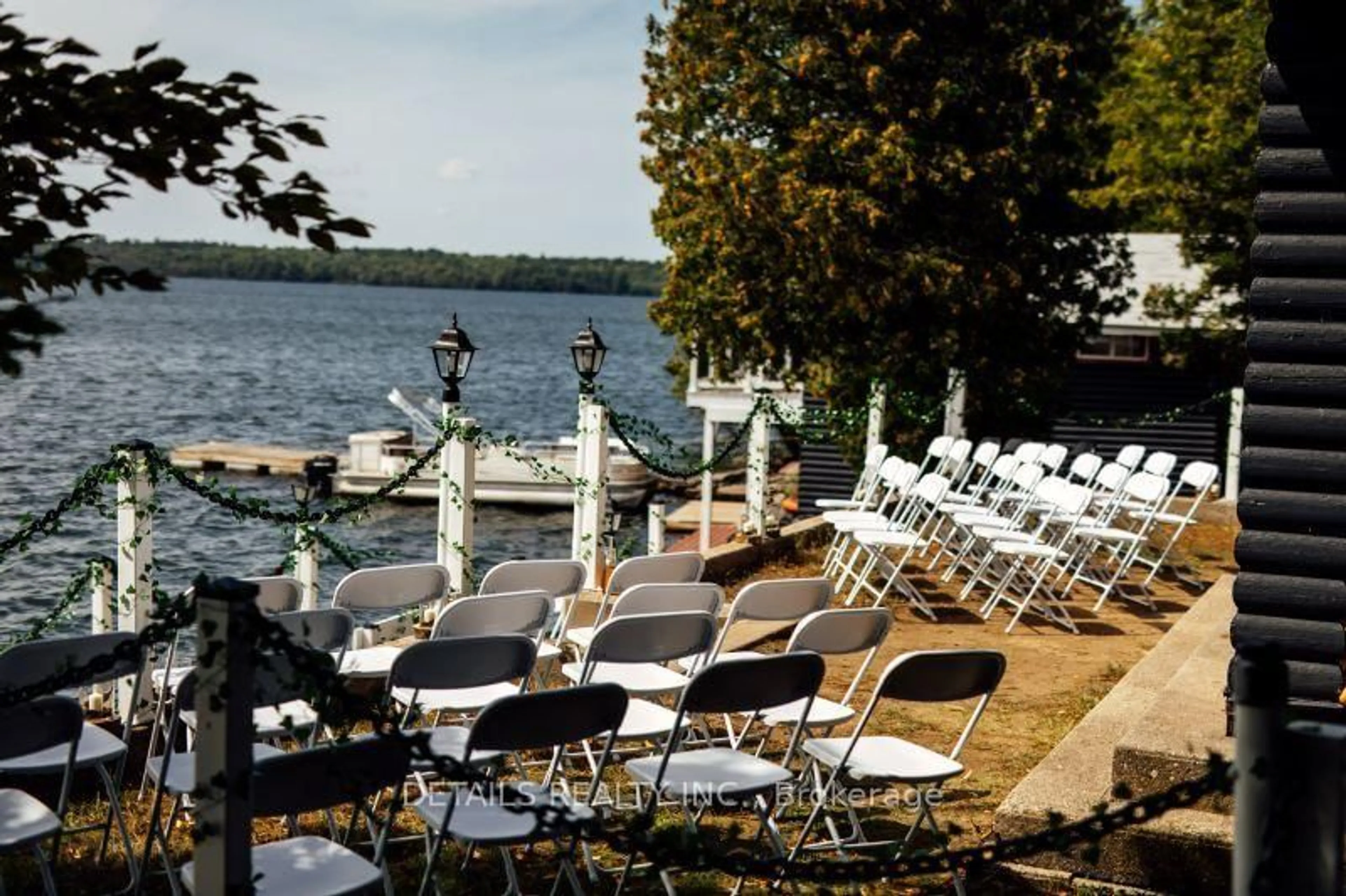 Patio, water/lake/river/ocean view for 411 Pickerel Bay Rd, White Lake Ontario K0A 3L0