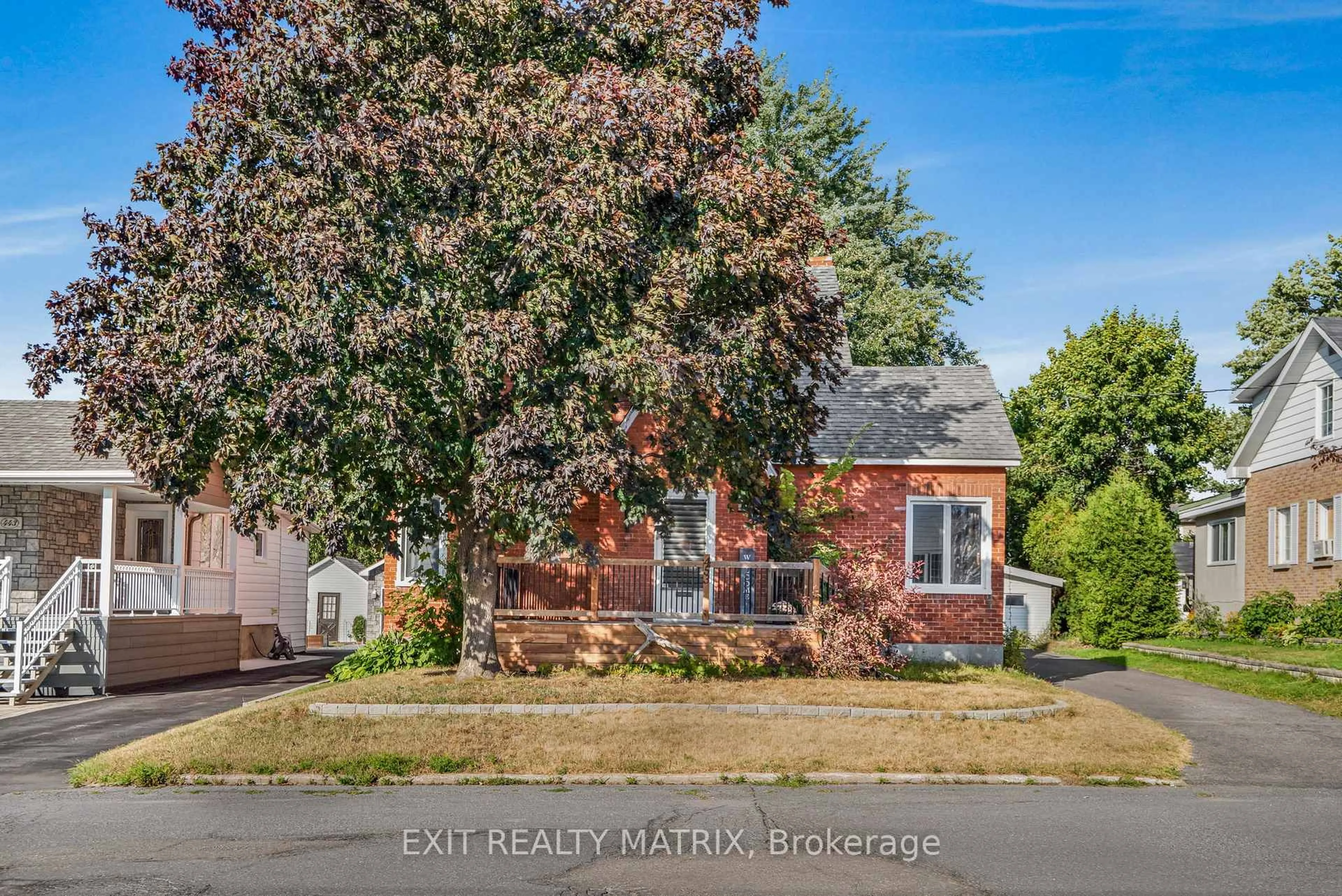 Home with brick exterior material, street for 453 Garneau Rd, Hawkesbury Ontario K6A 1M6