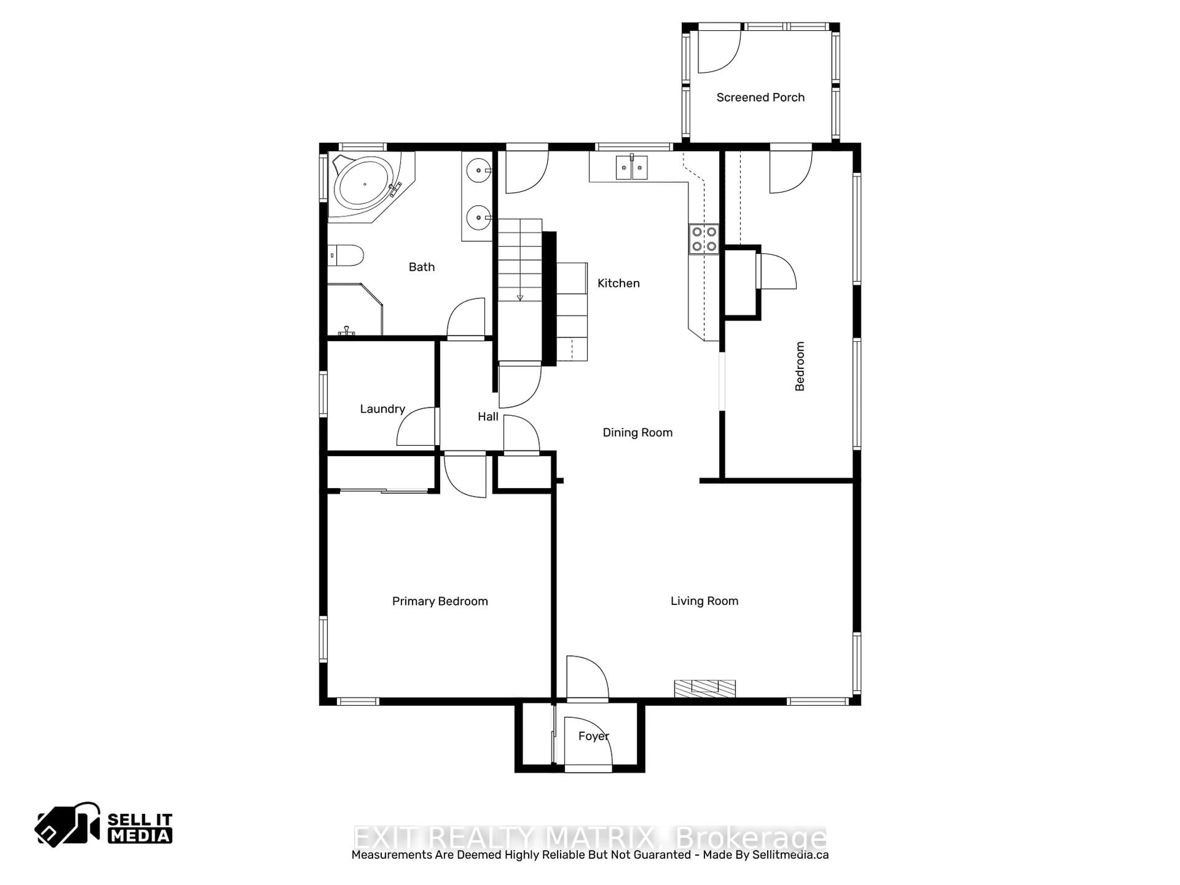 Floor plan for 453 Garneau Rd, Hawkesbury Ontario K6A 1M6