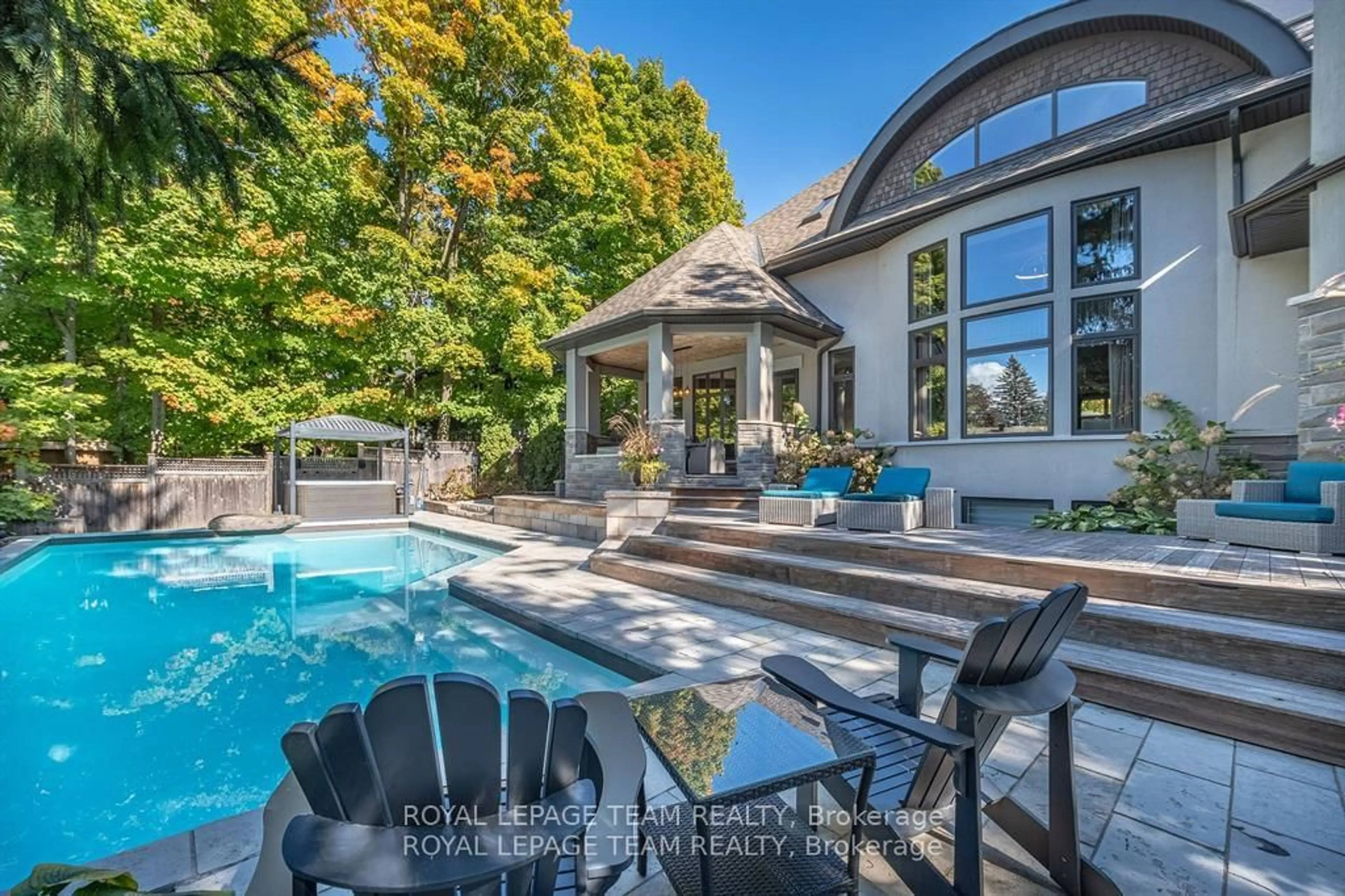 Patio, water/lake/river/ocean view for 77 Placel Rd, Ottawa Ontario K1L 5B9