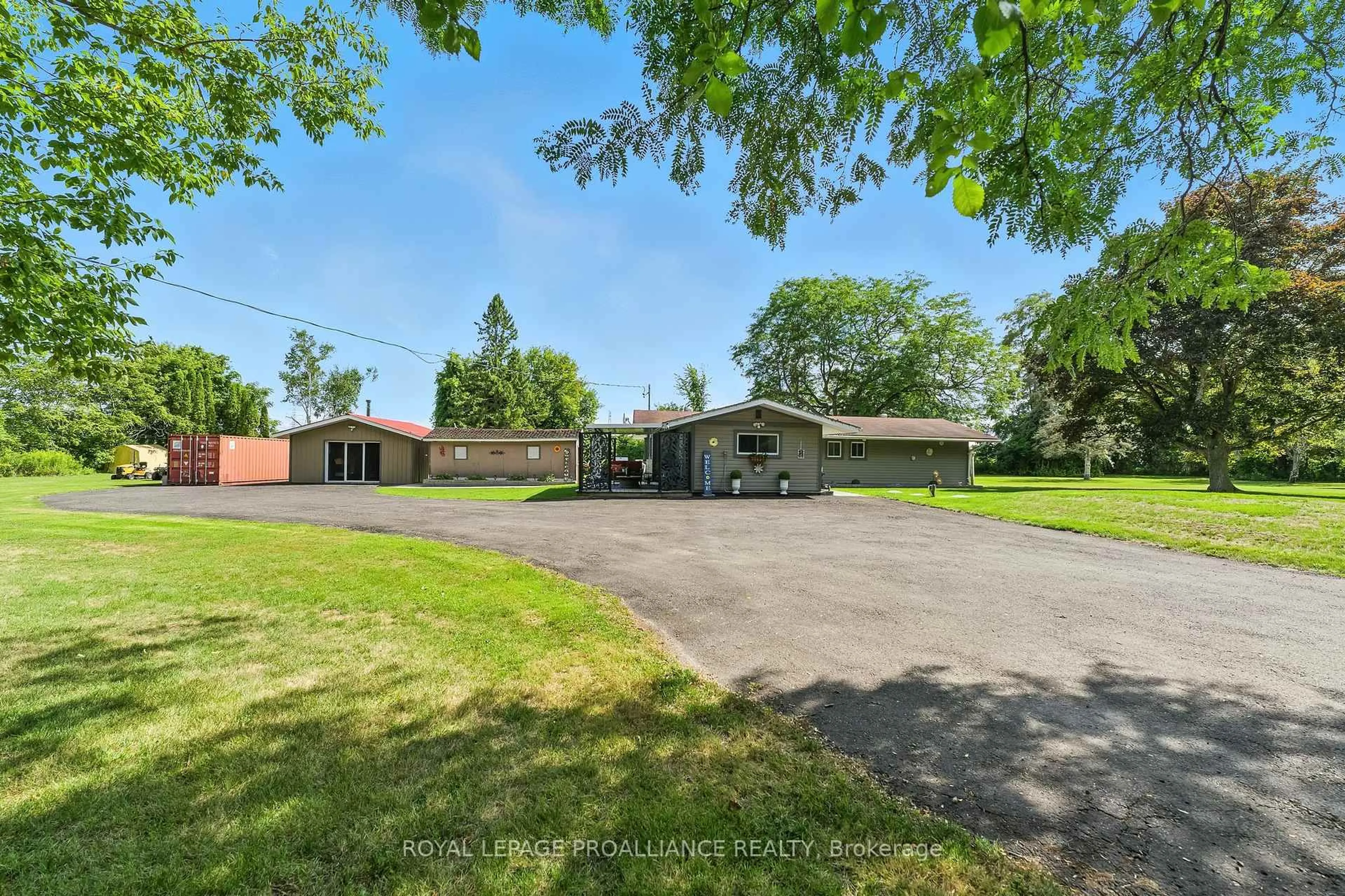 A pic from outside/outdoor area/front of a property/back of a property/a pic from drone, unknown for 1153 County Road 27 Rd, Brighton Ontario K0K 1R0