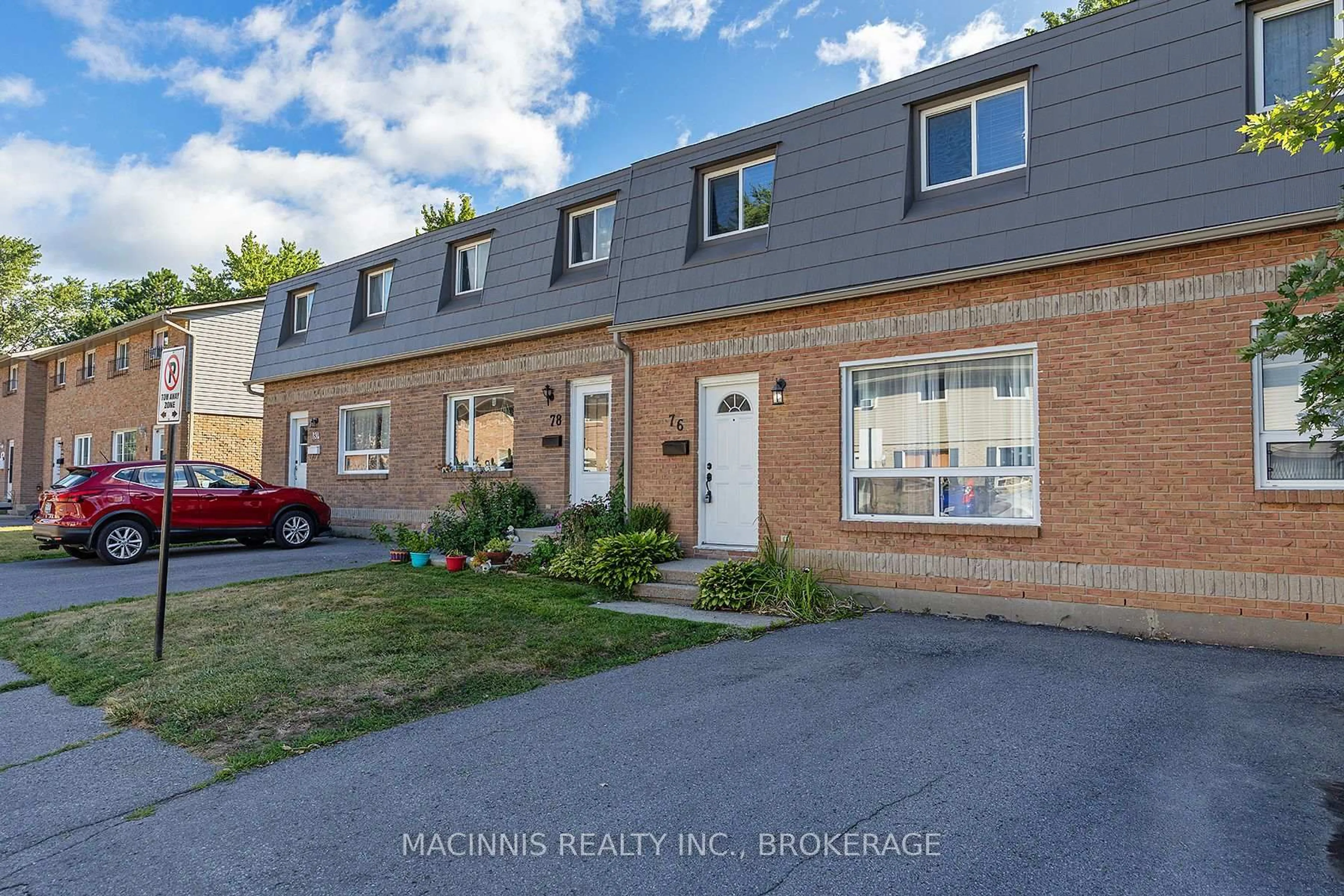 A pic from outside/outdoor area/front of a property/back of a property/a pic from drone, street for 76 Rosemund Cres #41, Kingston Ontario K7M 6Z4