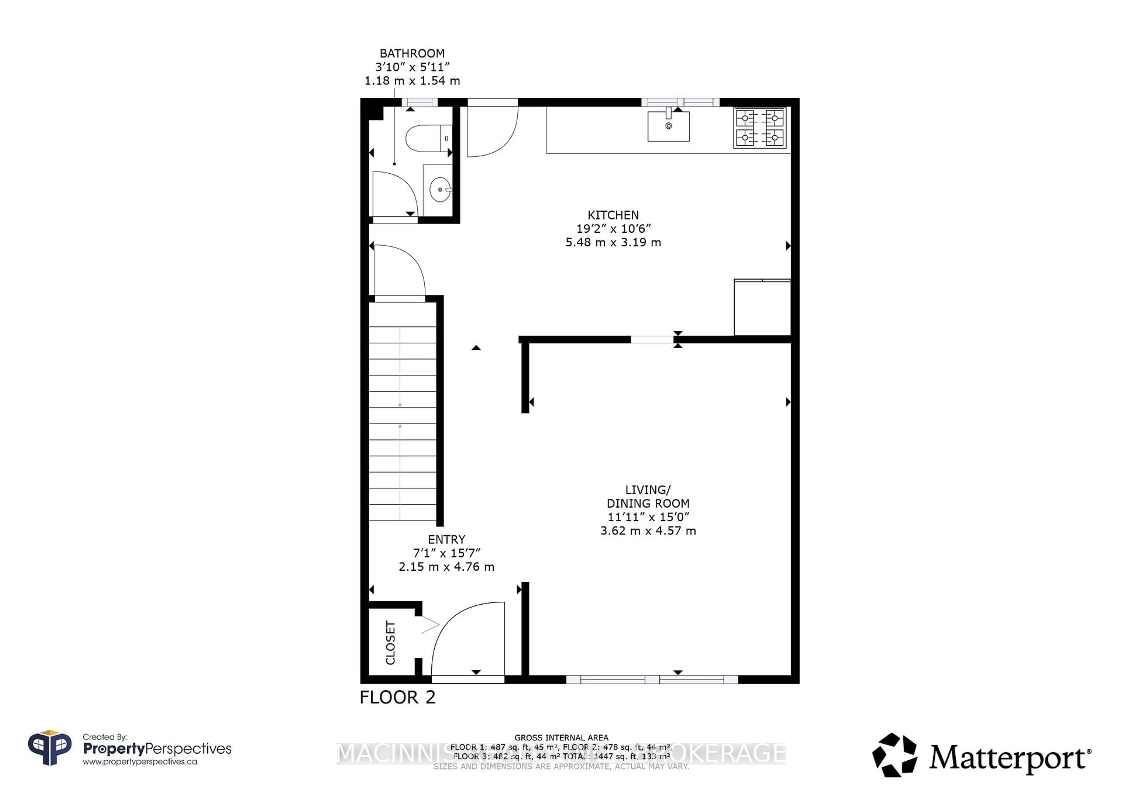 Floor plan for 76 Rosemund Cres #41, Kingston Ontario K7M 6Z4