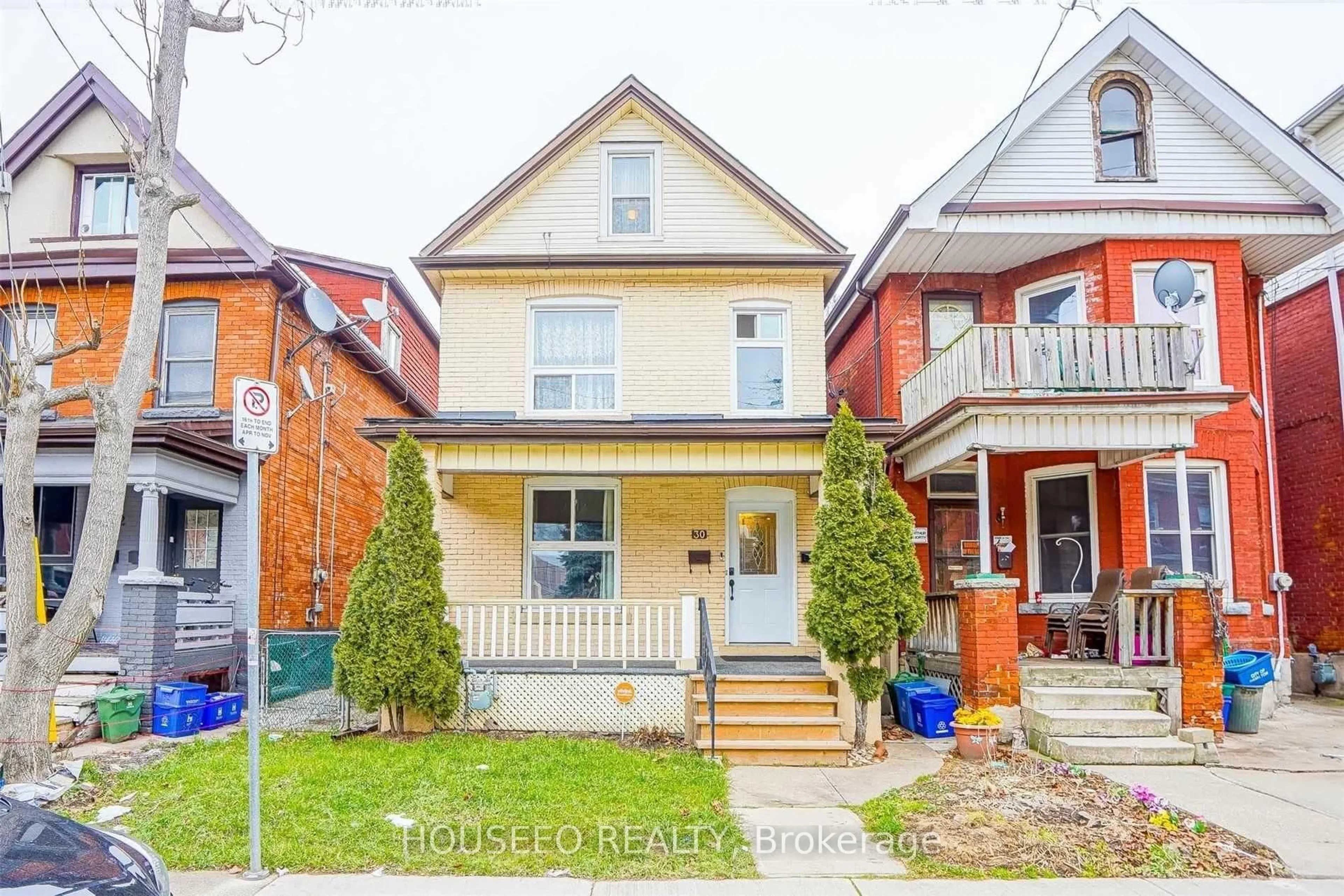 Home with brick exterior material, street for 30 Arthur Ave, Hamilton Ontario L8L 6C5