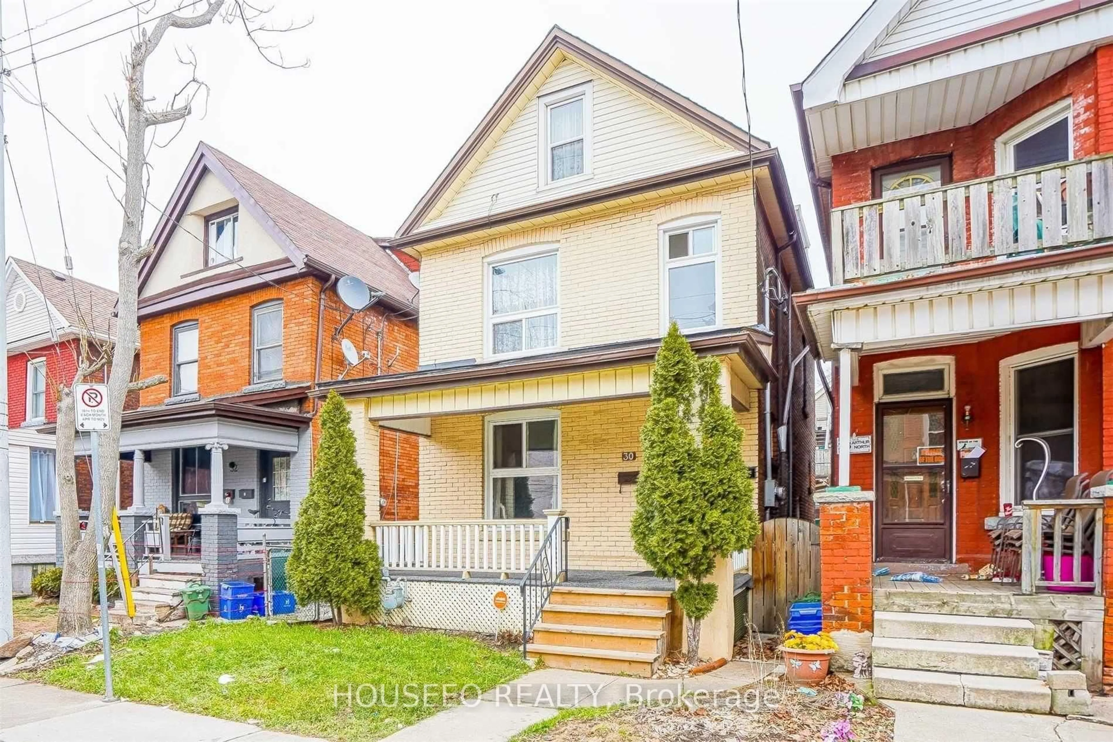 Home with brick exterior material, street for 30 Arthur Ave, Hamilton Ontario L8L 6C5