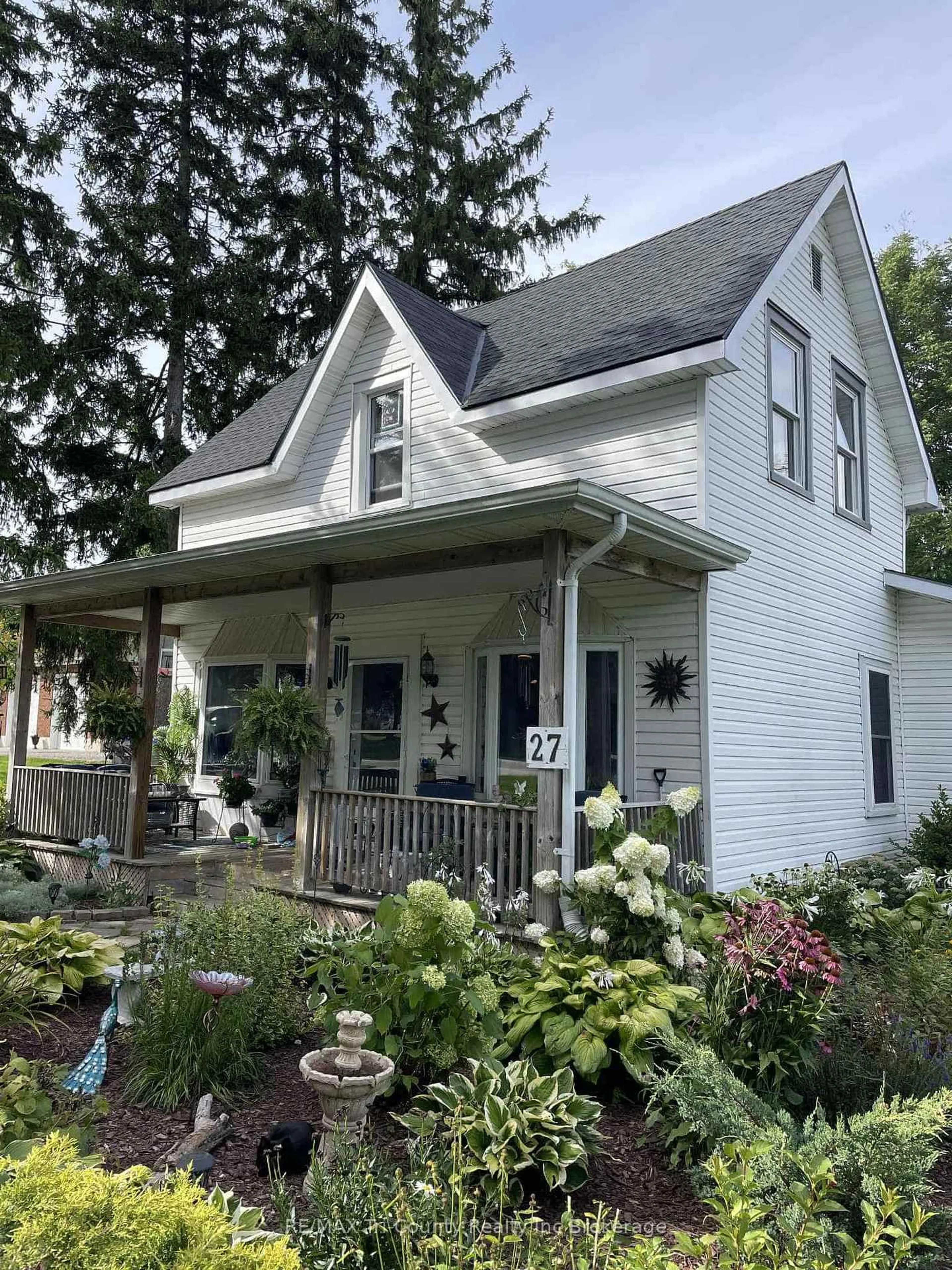 Home with vinyl exterior material, street for 27 Harpurhey Rd, Huron East Ontario N0K 1W0