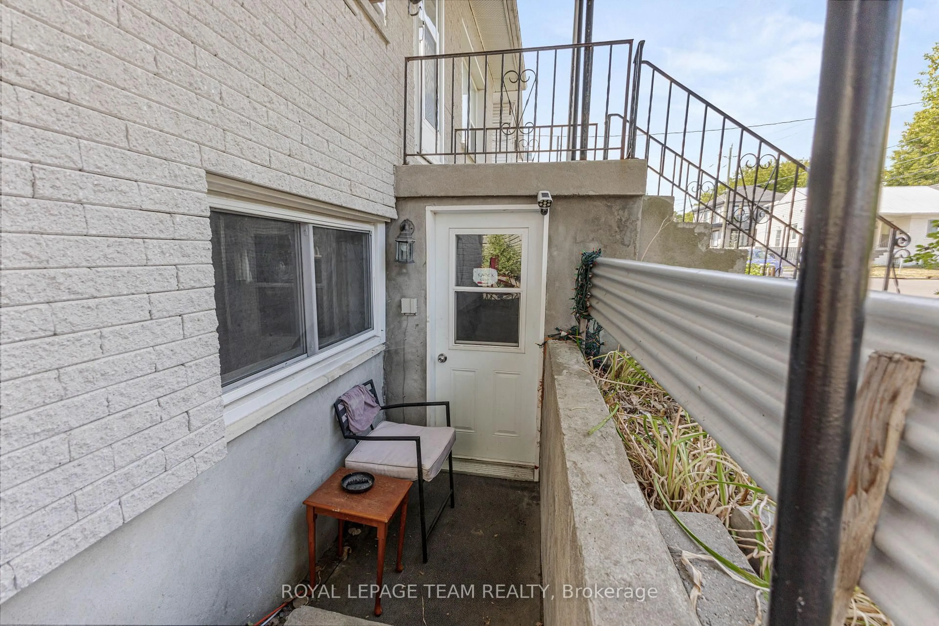 Balcony in the apartment, street for 46 Jolliet St, Ottawa Ontario K1L 5H5