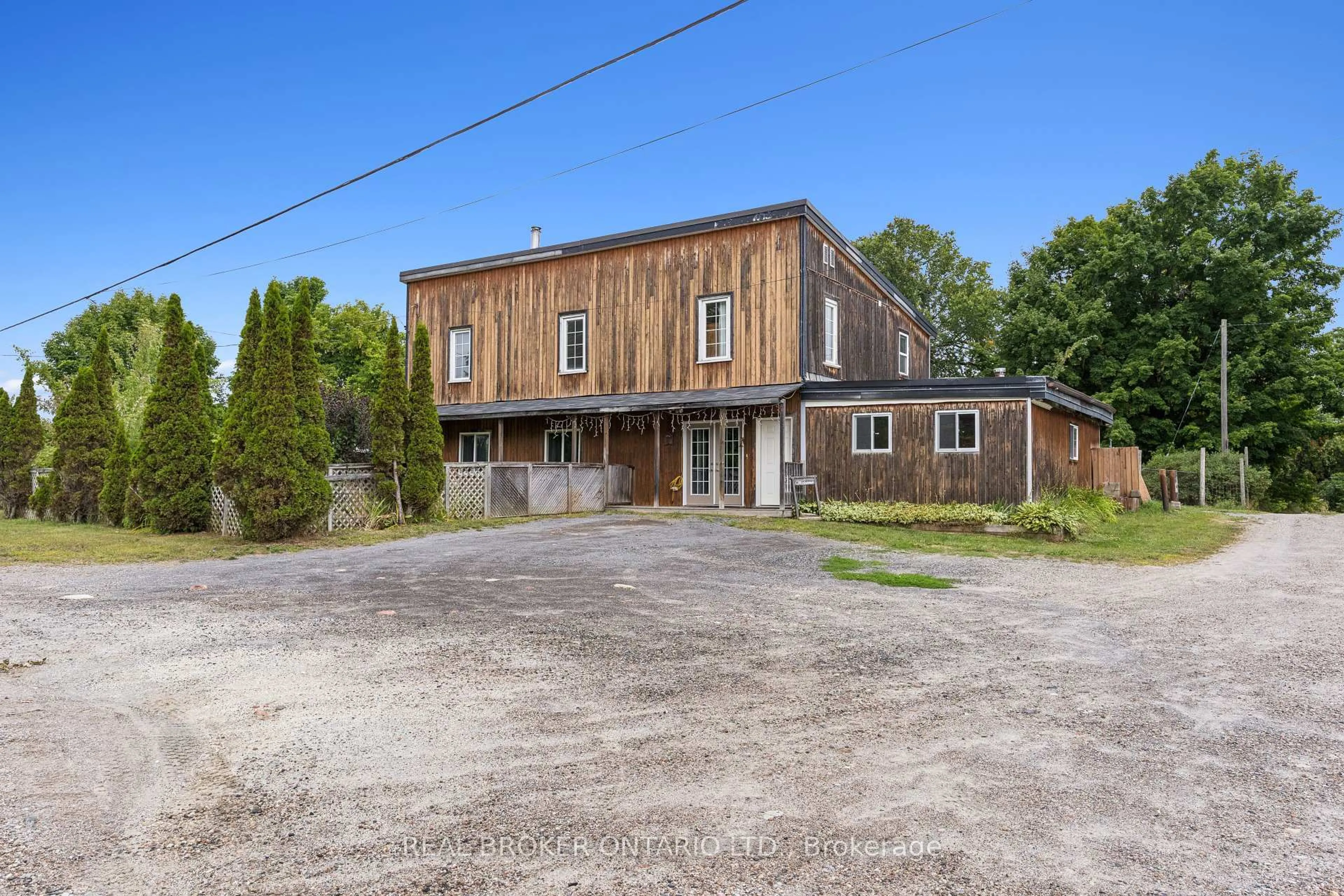 A pic from outside/outdoor area/front of a property/back of a property/a pic from drone, building for 2880 HWY 511, Lanark Ontario K0G 1K0