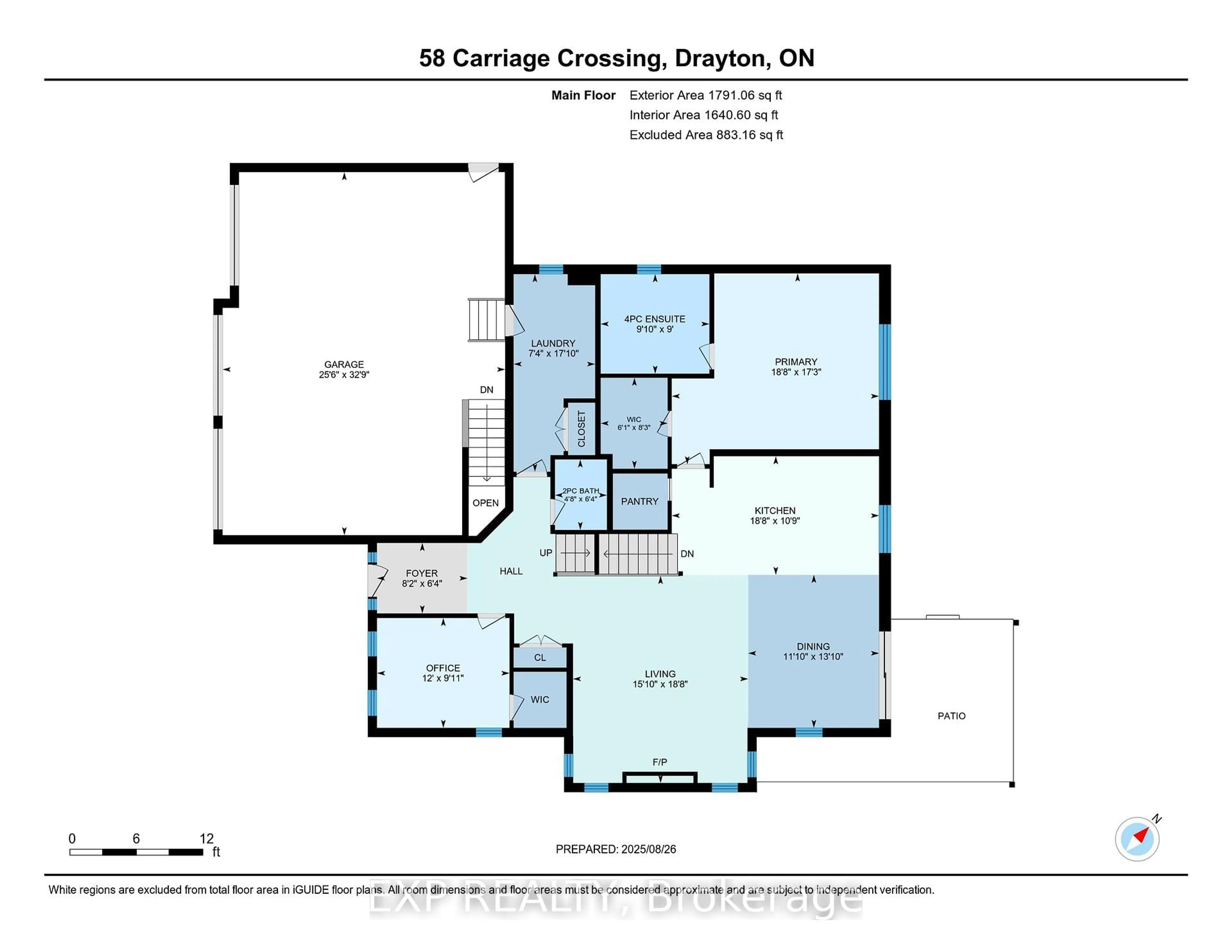 Floor plan for 58 Carriage Crossing, Mapleton Ontario N0G 1P0
