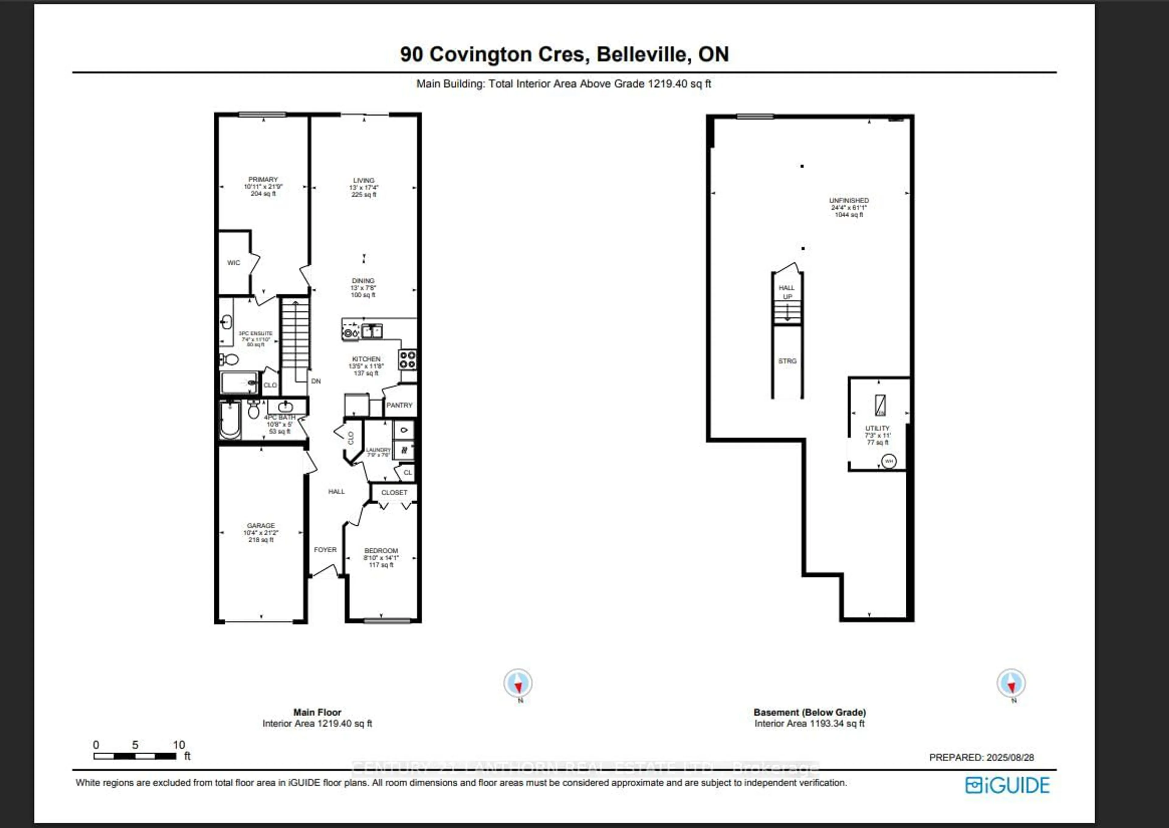Floor plan for 90 Covington Cres, Belleville Ontario K8N 0L1