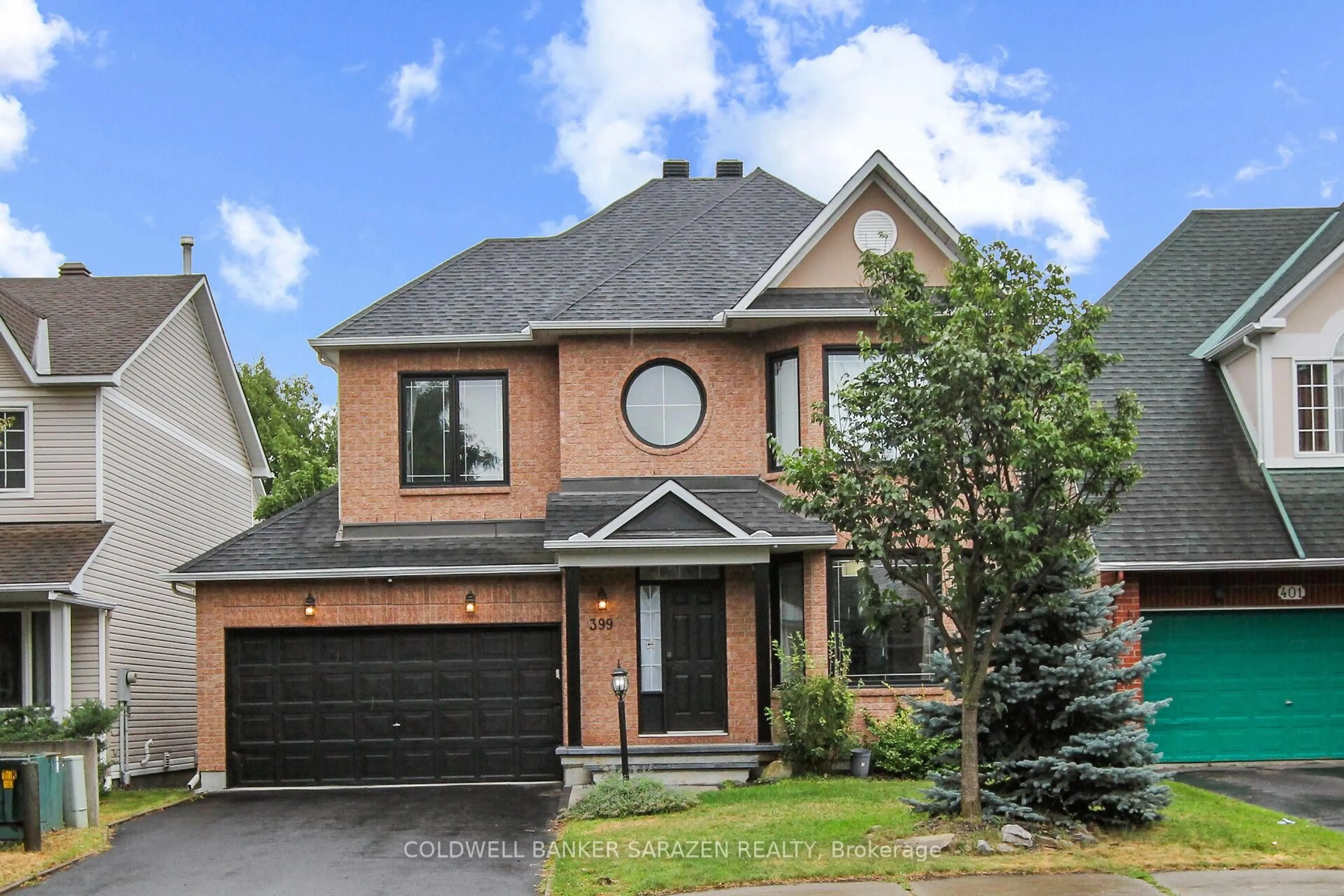 Home with brick exterior material, street for 399 Stoneway Dr, Ottawa Ontario K2G 6G7