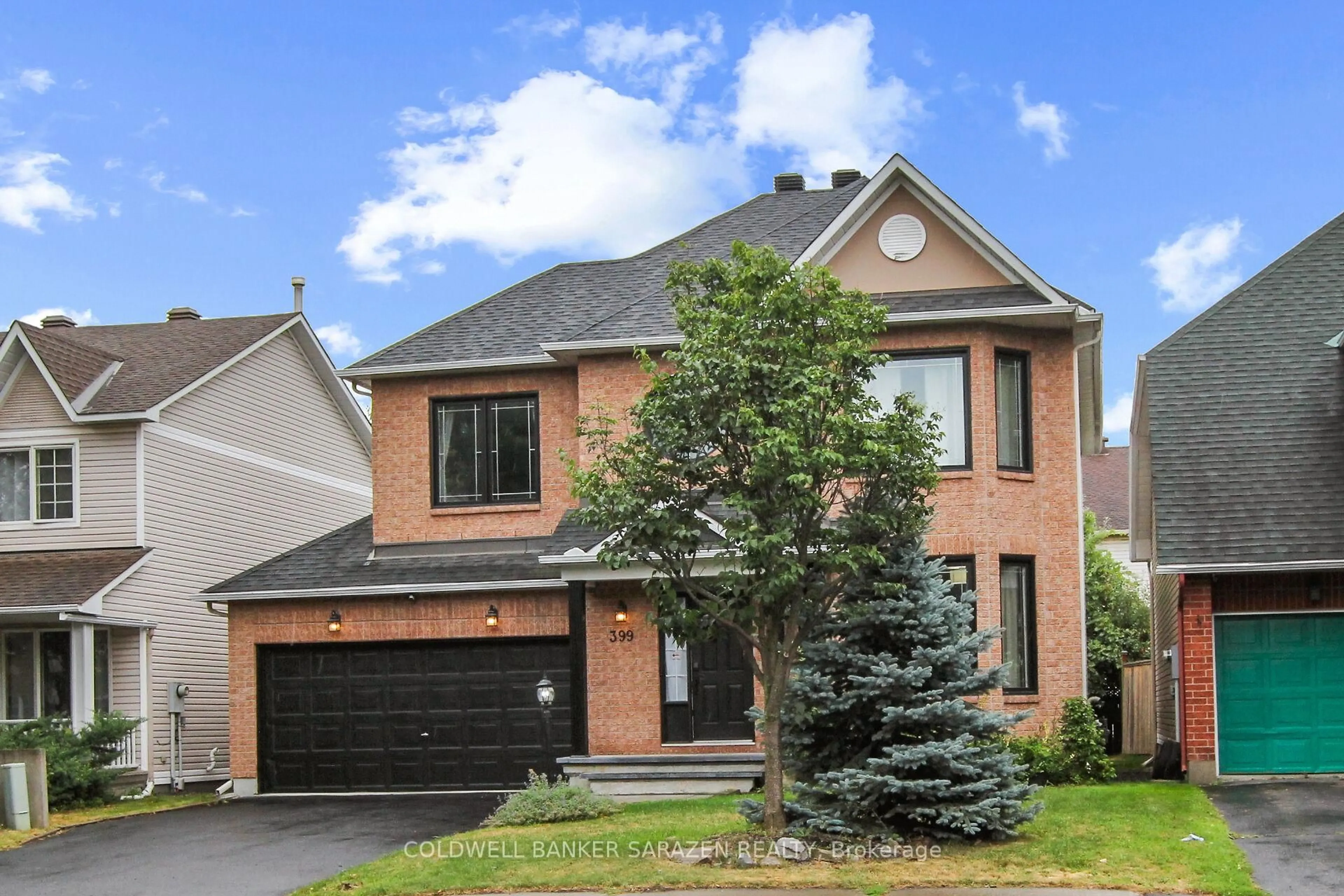 Home with brick exterior material, street for 399 Stoneway Dr, Ottawa Ontario K2G 6G7