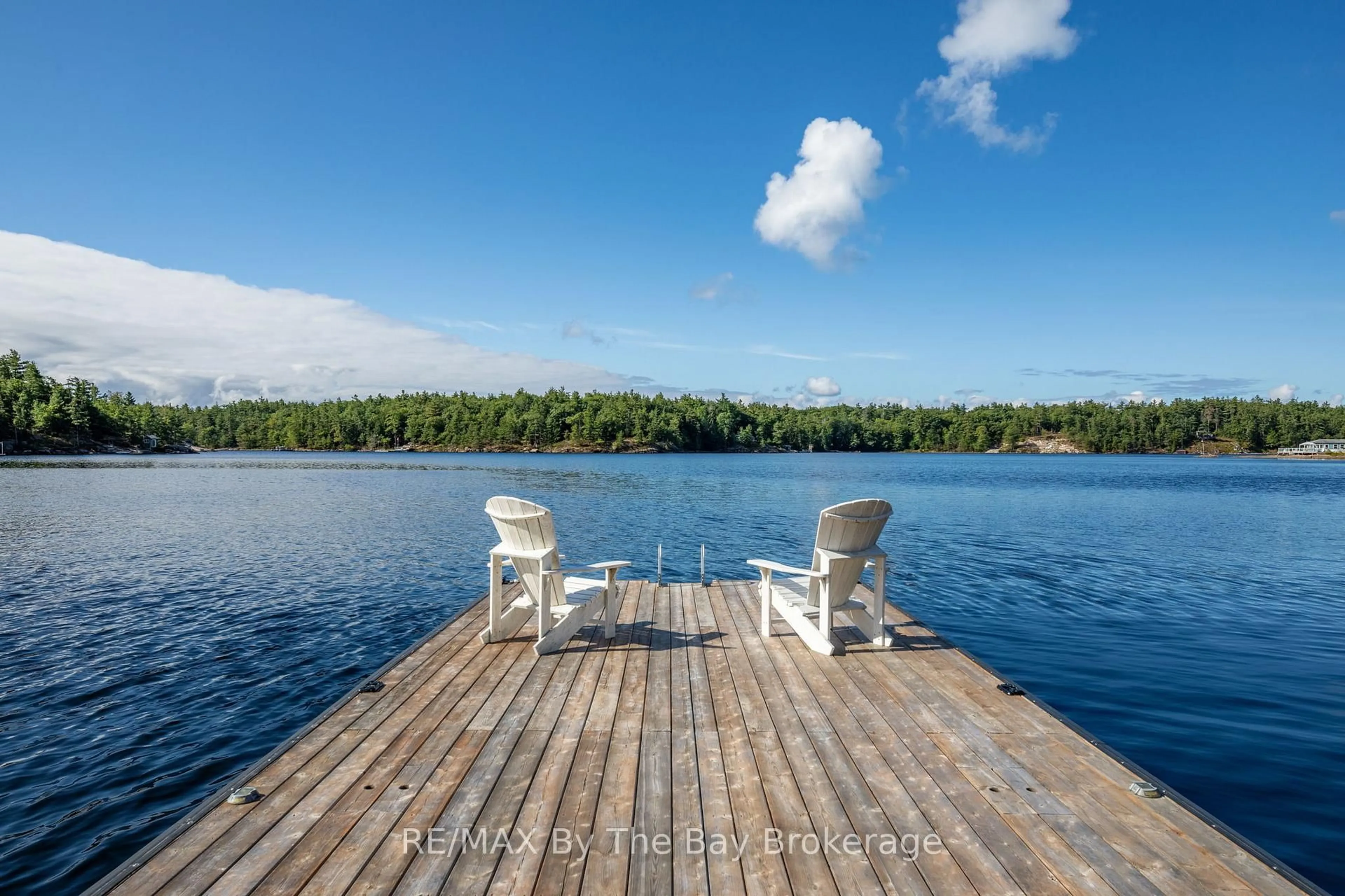 Patio, water/lake/river/ocean view for 18588 Georgian Bay Shore, Georgian Bay Ontario P0E 1E0