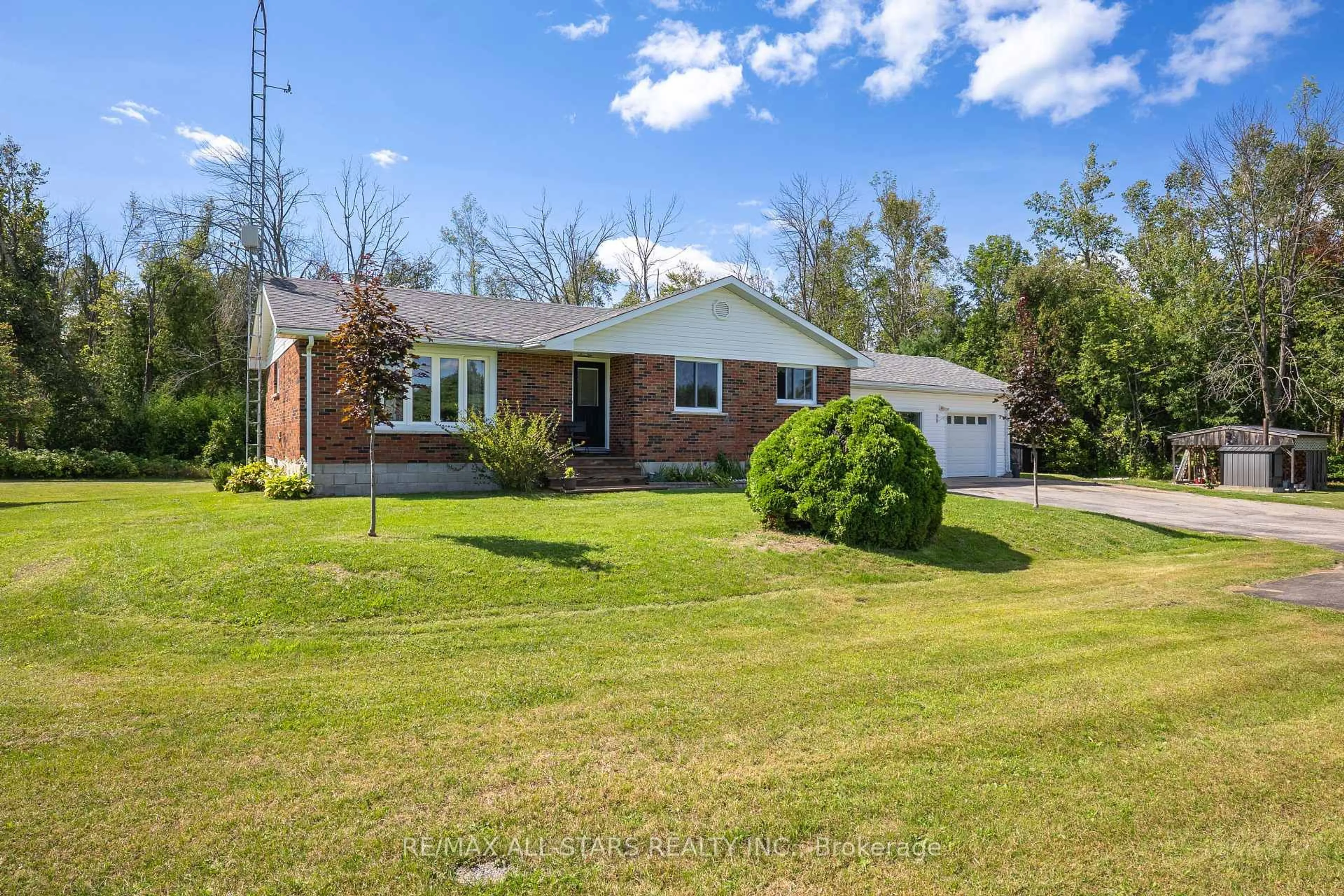 A pic from outside/outdoor area/front of a property/back of a property/a pic from drone, street for 6077 Hwy 35, Kawartha Lakes Ontario K0M 1N0