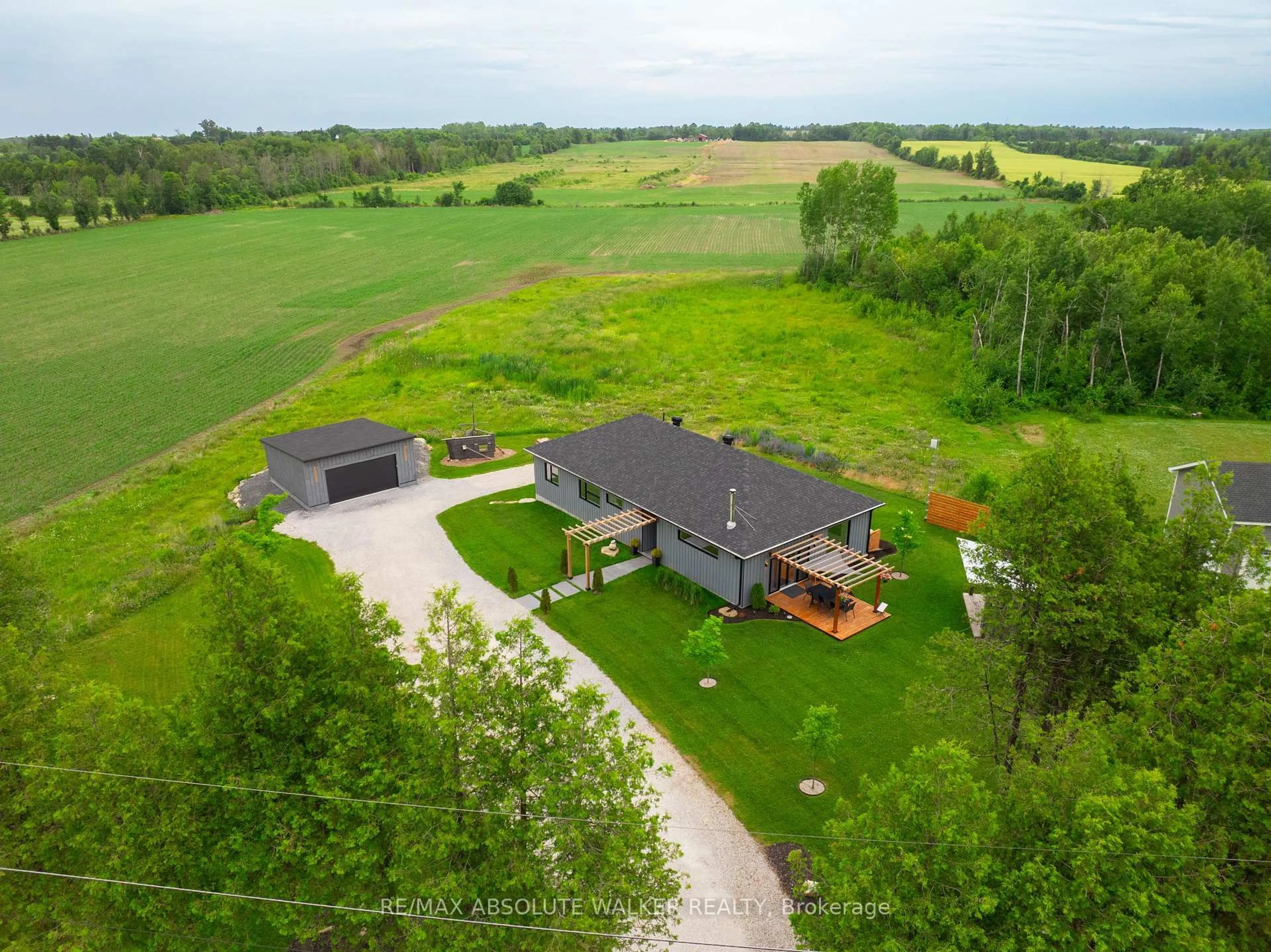 A pic from outside/outdoor area/front of a property/back of a property/a pic from drone, unknown for 2973 Drummond Concession 10A Rd, Balderson Ontario K0G 1A0