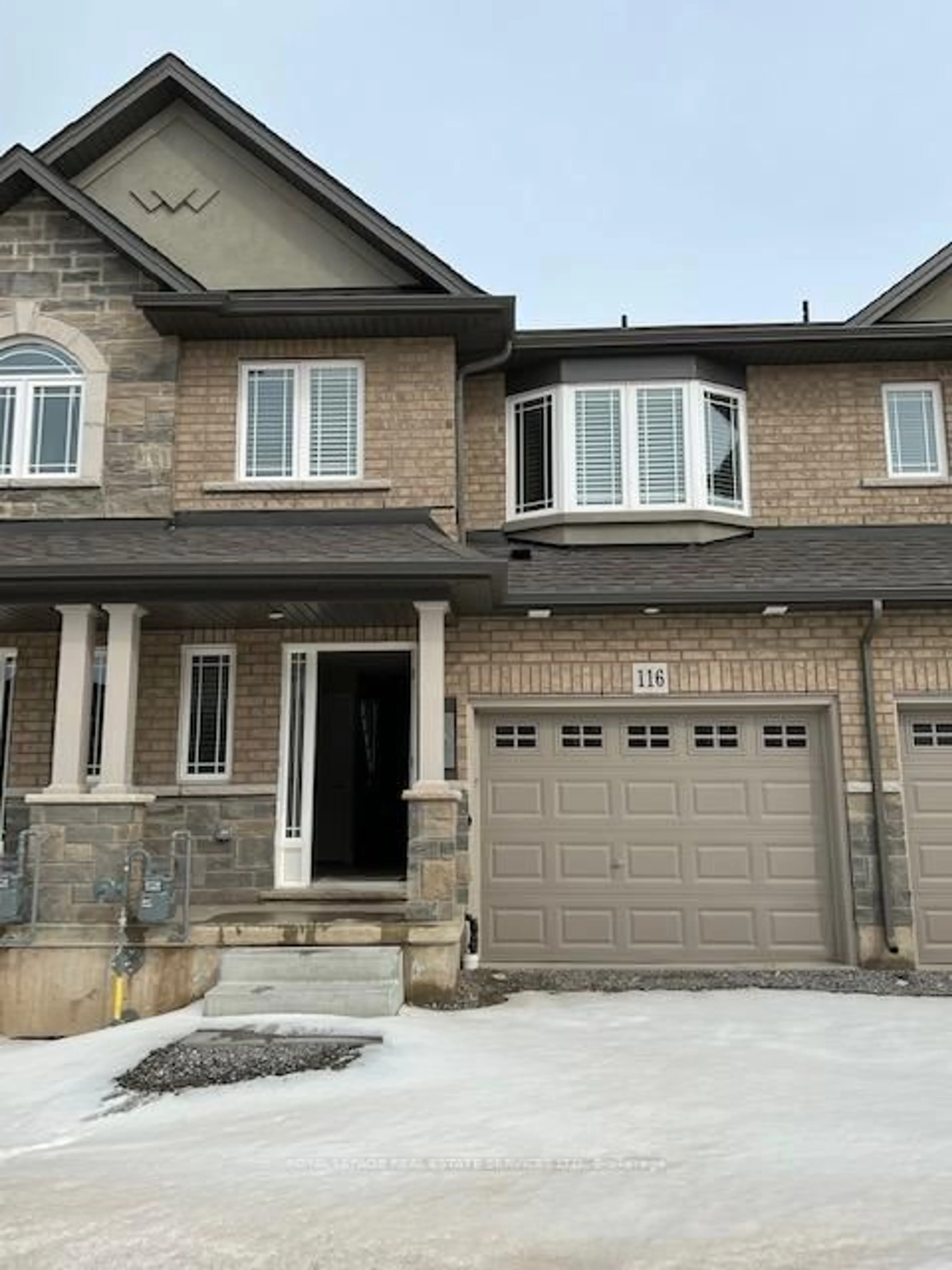 Home with brick exterior material, street for 116 Laguna Village Cres, Hamilton Ontario L0R 1P0
