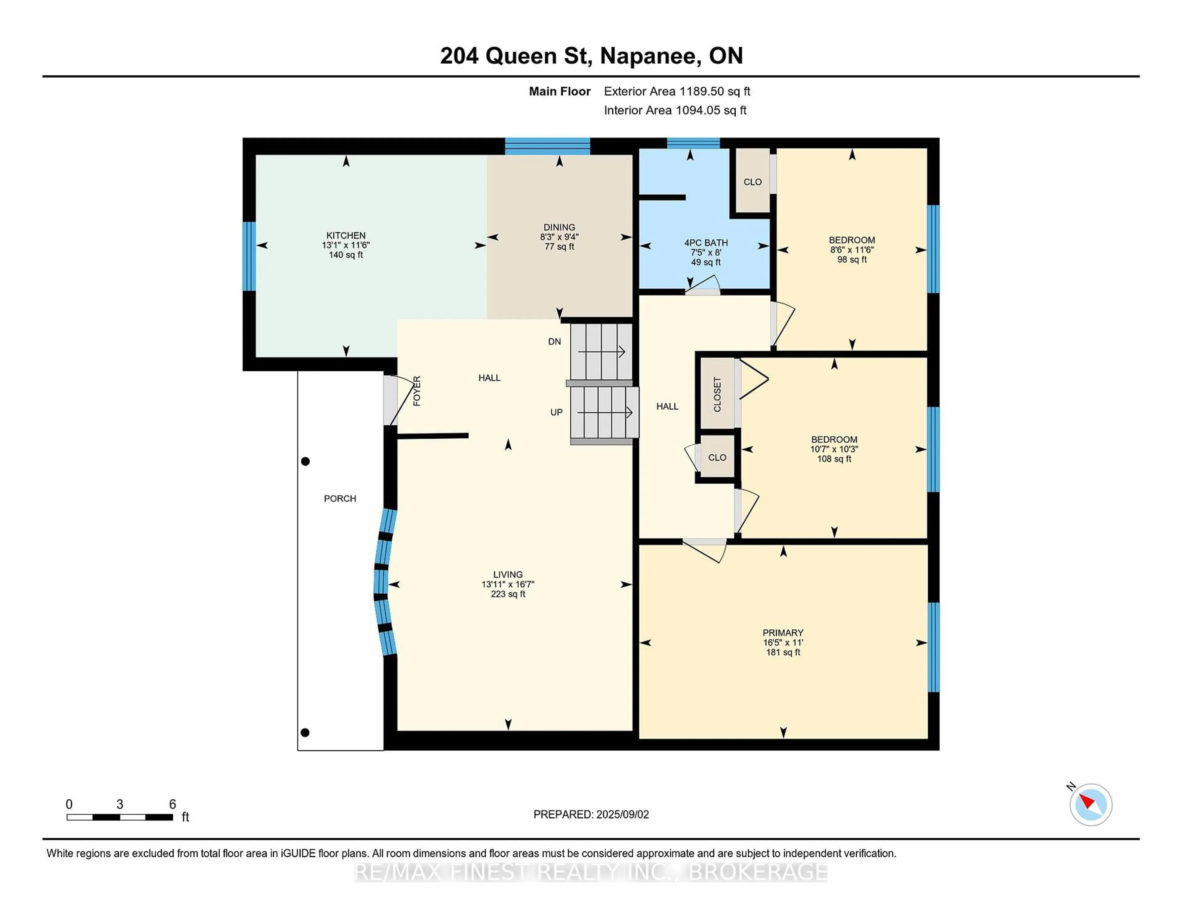 Floor plan for 204 QUEEN St, Greater Napanee Ontario K7R 1C2