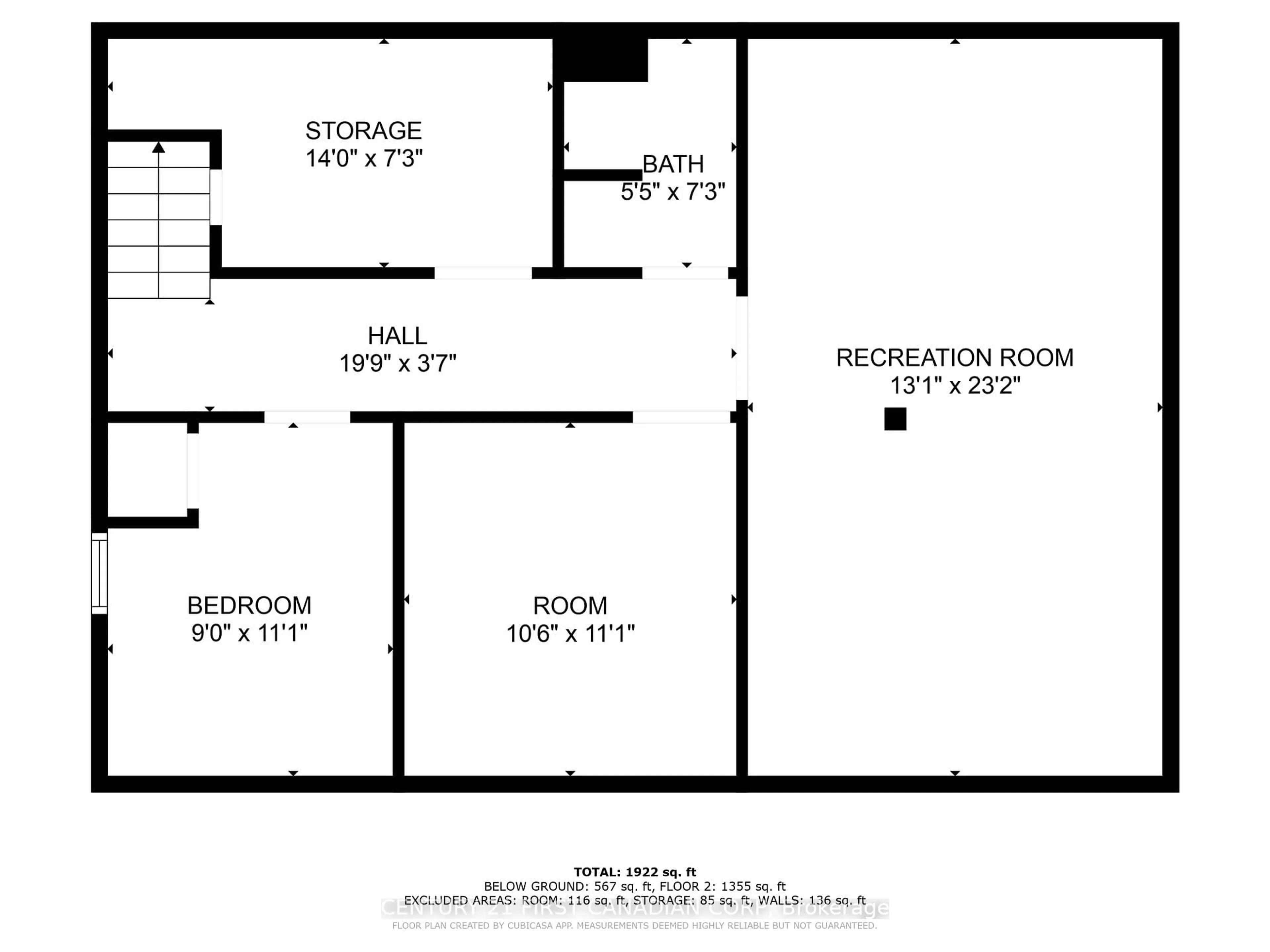 Floor plan for 5 Strathcona Dr, London East Ontario N5W 1P7