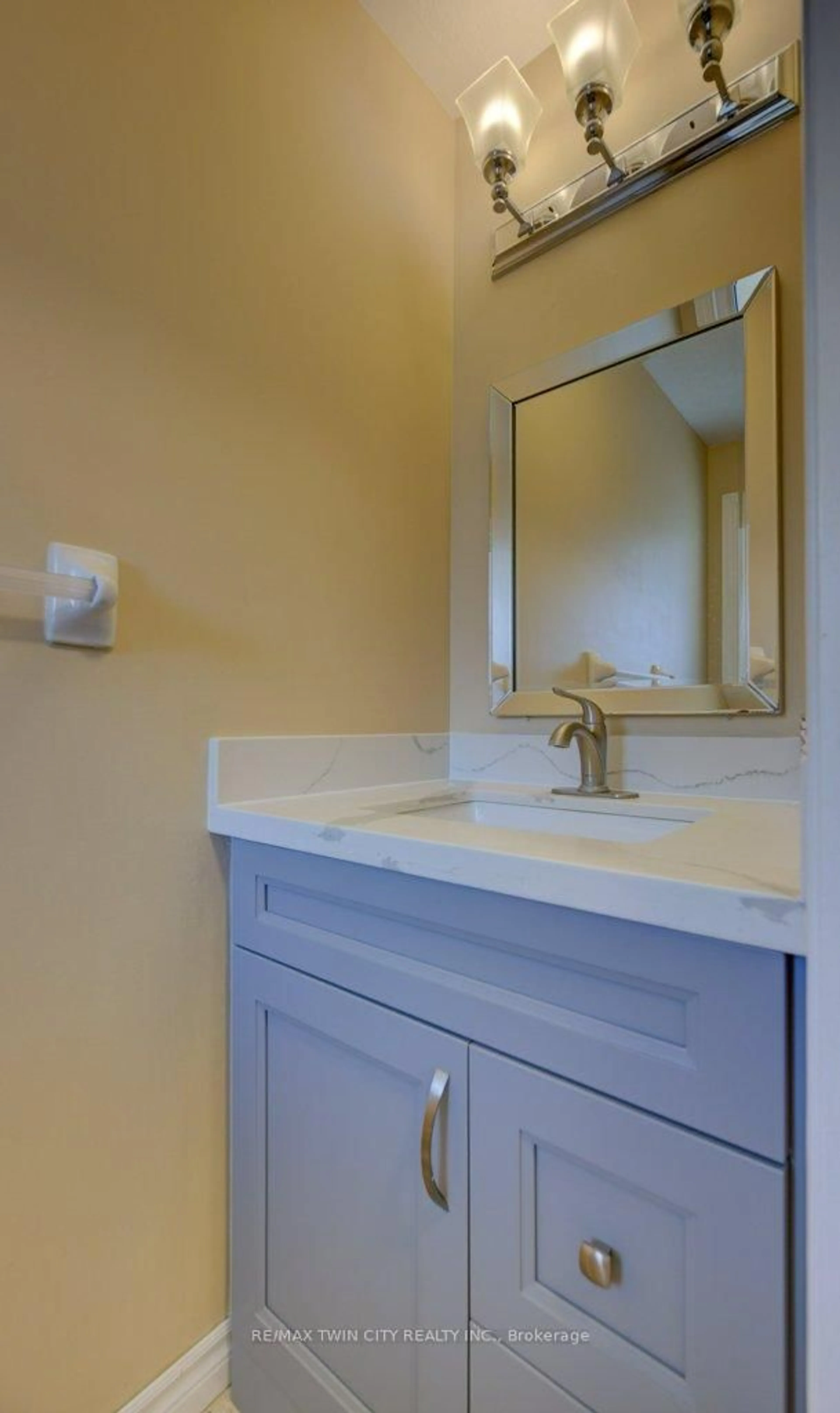 Contemporary bathroom, ceramic/tile floor for 44 Northmanor Cres, Kitchener Ontario N2N 3C2