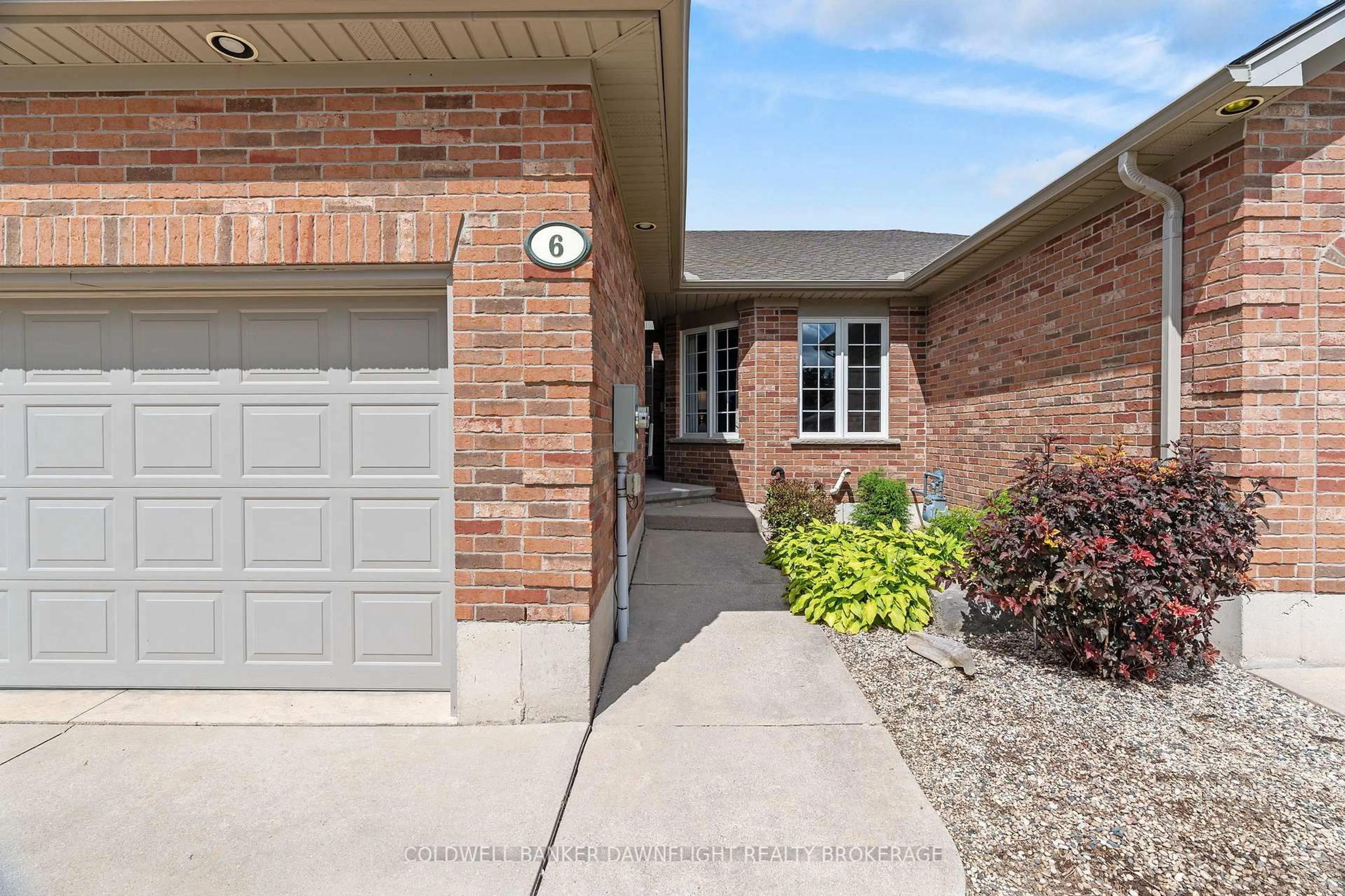Home with brick exterior material, street for 6 Shadow Lane, South Huron Ontario N0M 1S1