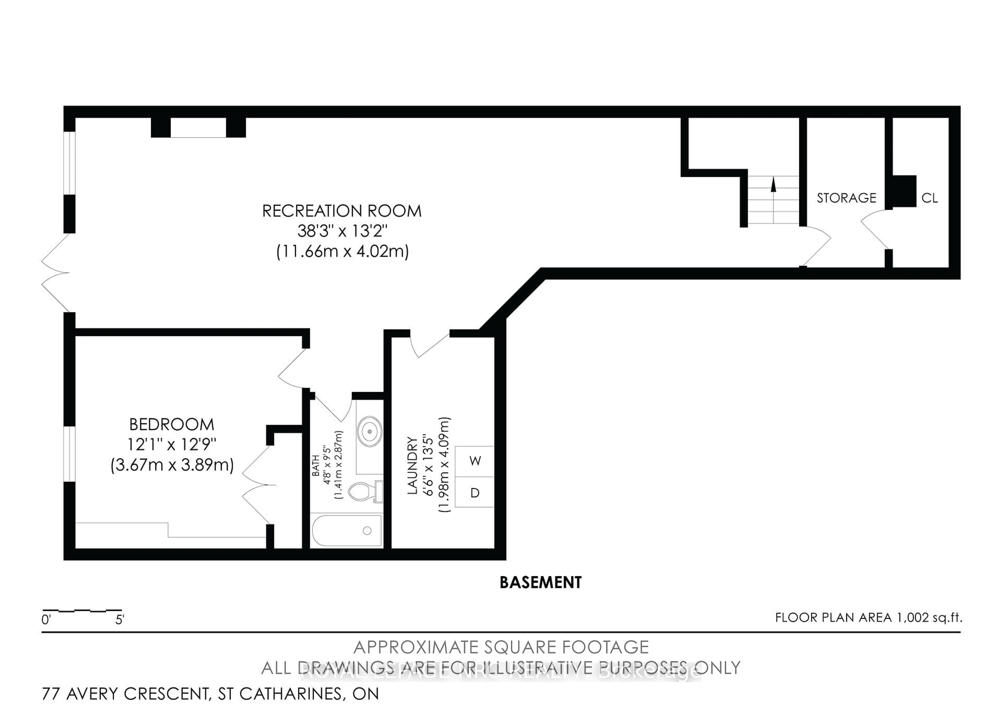 Floor plan for 77 Avery Cres #10, St. Catharines Ontario L2P 0E5