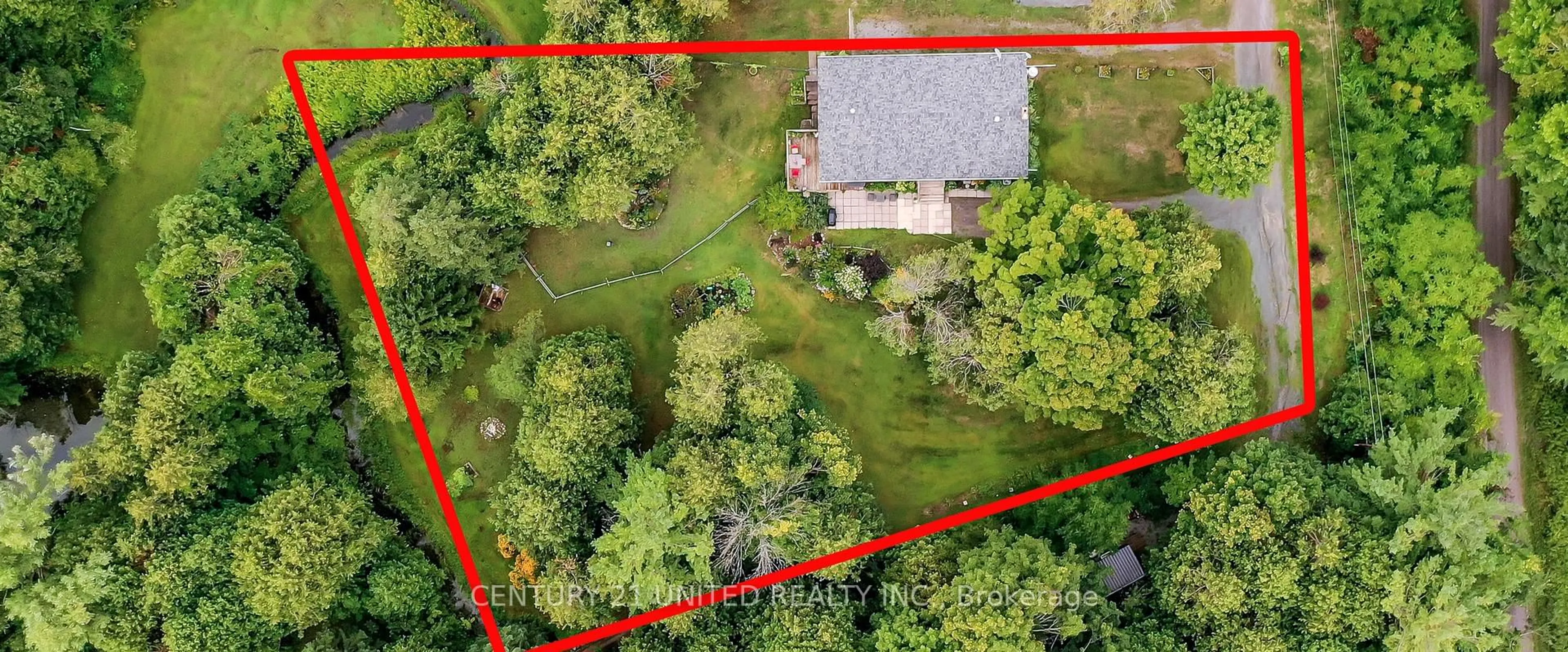 A pic from outside/outdoor area/front of a property/back of a property/a pic from drone, unknown for 50 Brights Lane, Trent Hills Ontario K0L 1L0