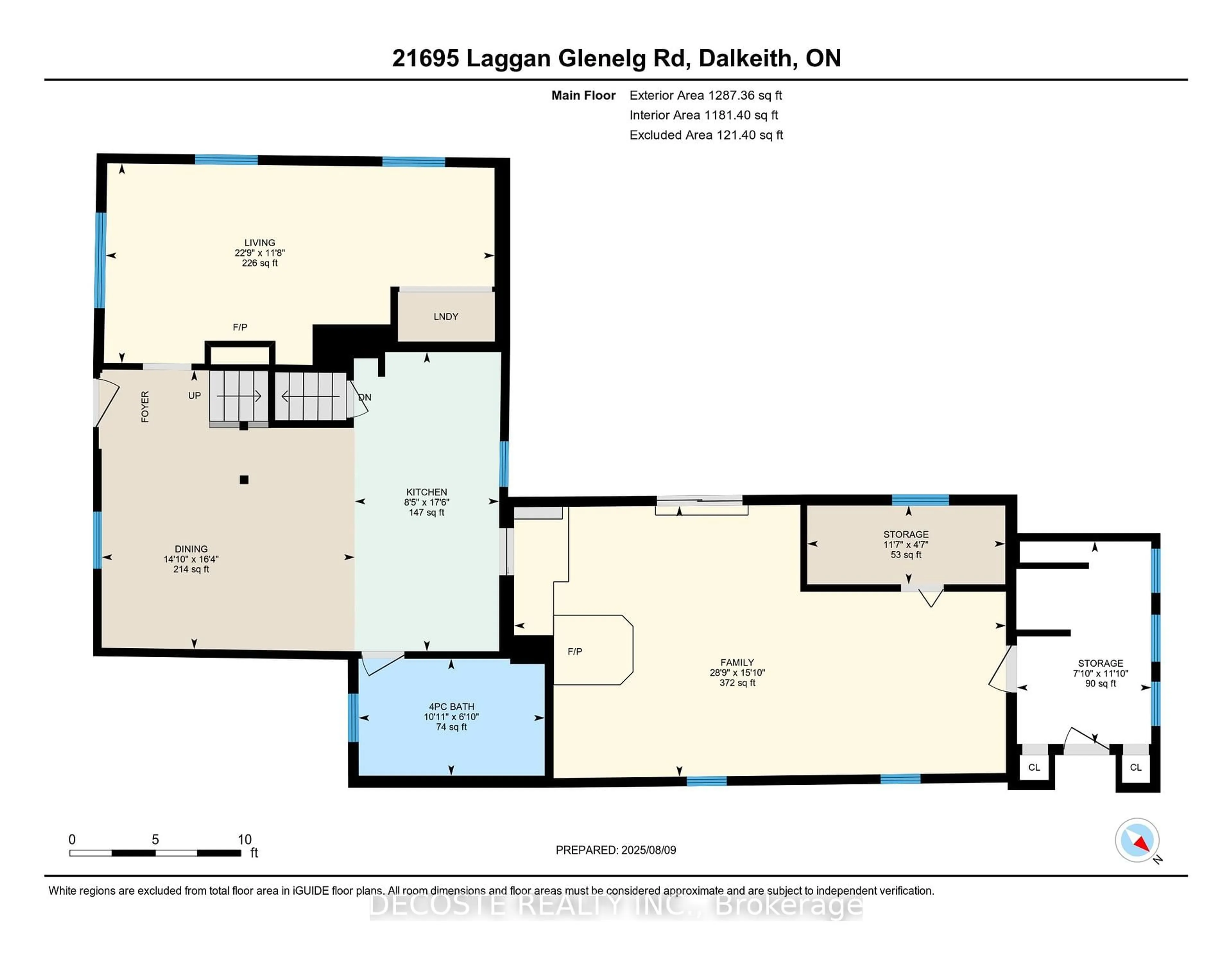 Floor plan for 21695 Laggan-Glenelg Rd, North Glengarry Ontario K0B 1E0