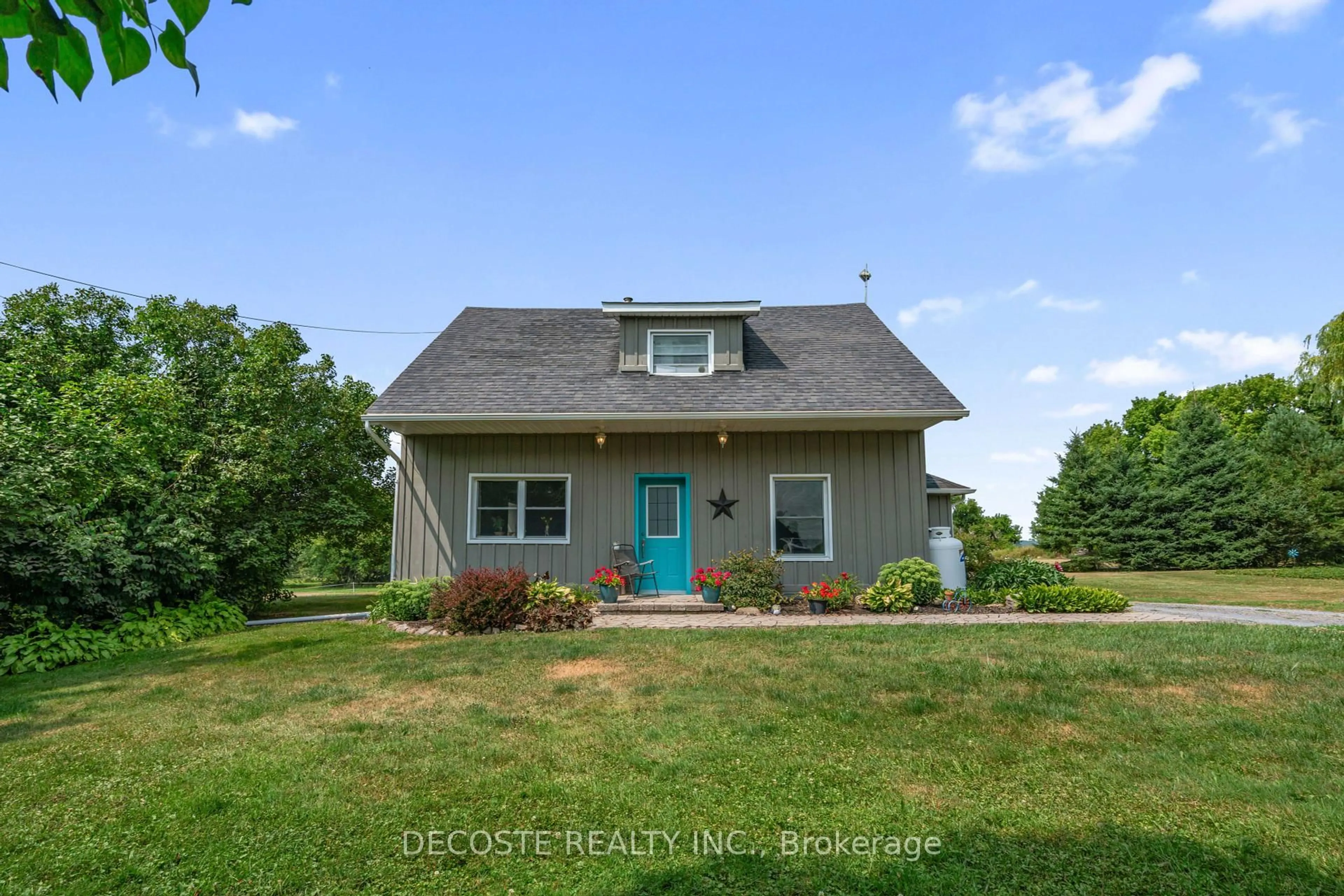 A pic from outside/outdoor area/front of a property/back of a property/a pic from drone, water/lake/river/ocean view for 21695 Laggan-Glenelg Rd, North Glengarry Ontario K0B 1E0