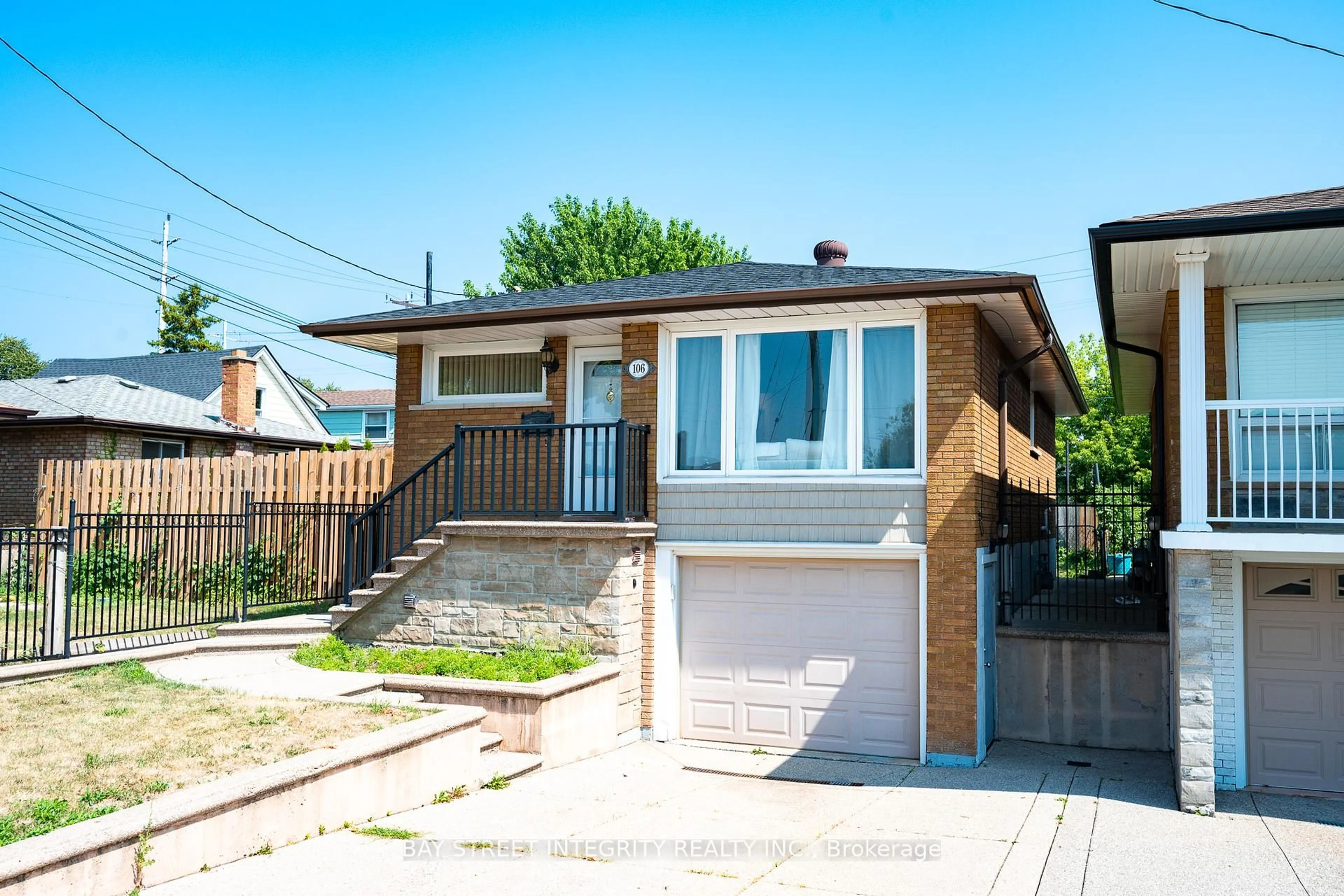 Home with brick exterior material, street for 106 Beland Ave, Hamilton Ontario L8H 6C1