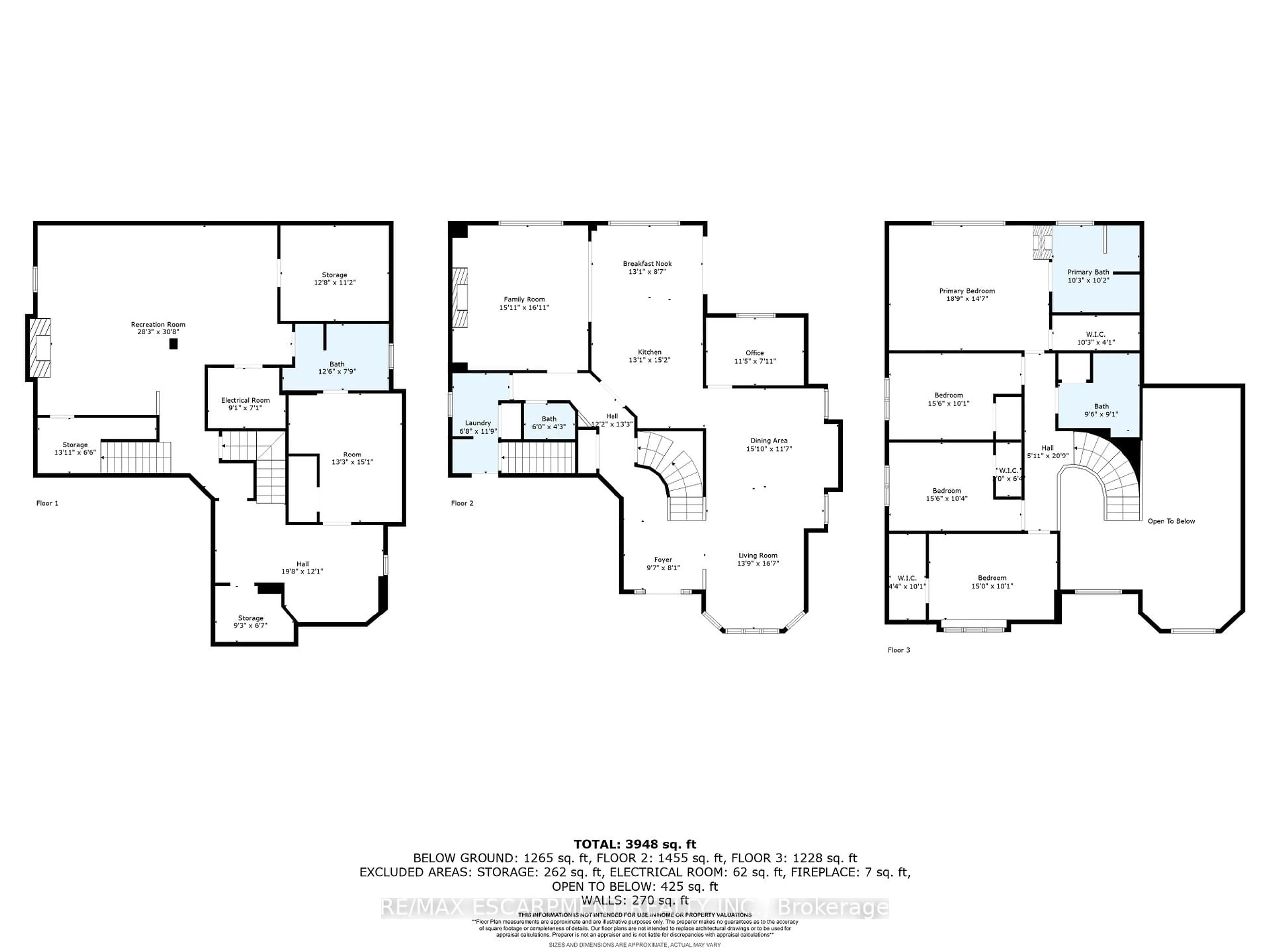 Floor plan for 22 Shadeland Cres, Hamilton Ontario L8G 4Y1