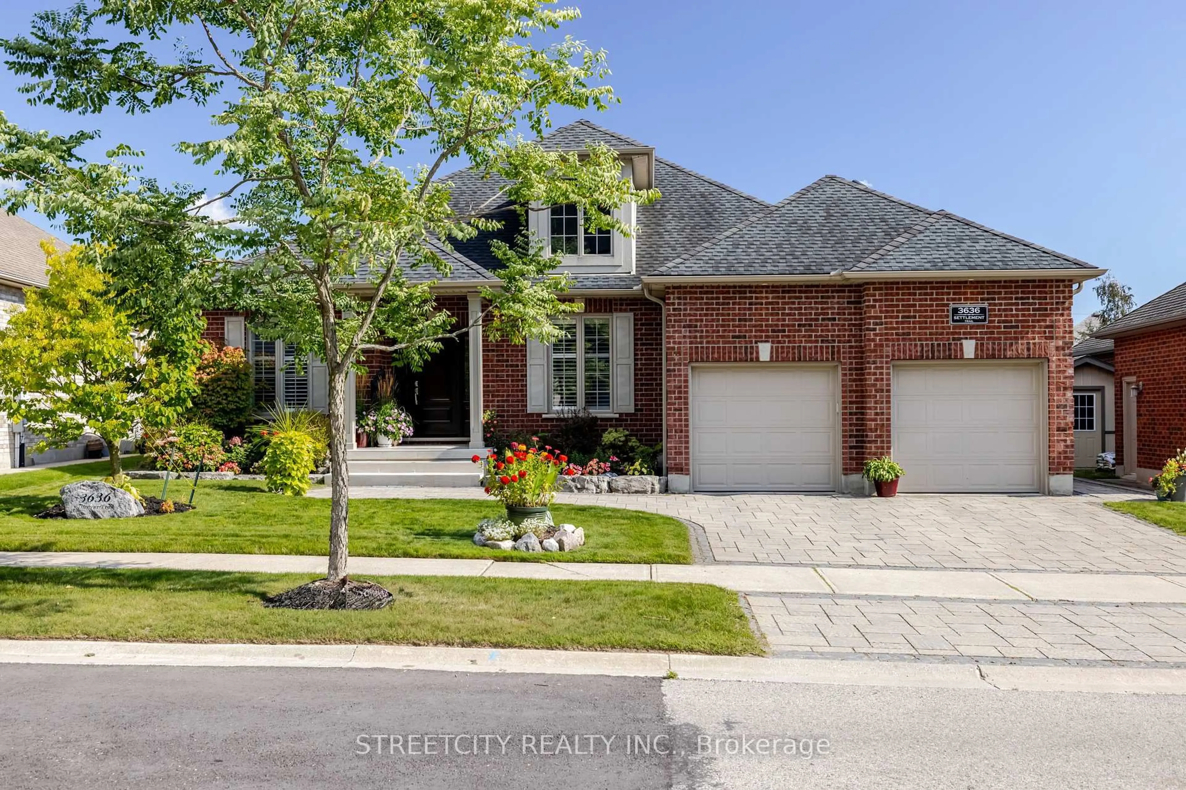 Home with brick exterior material, street for 3636 Settlement Tr, London South Ontario N6P 0A7