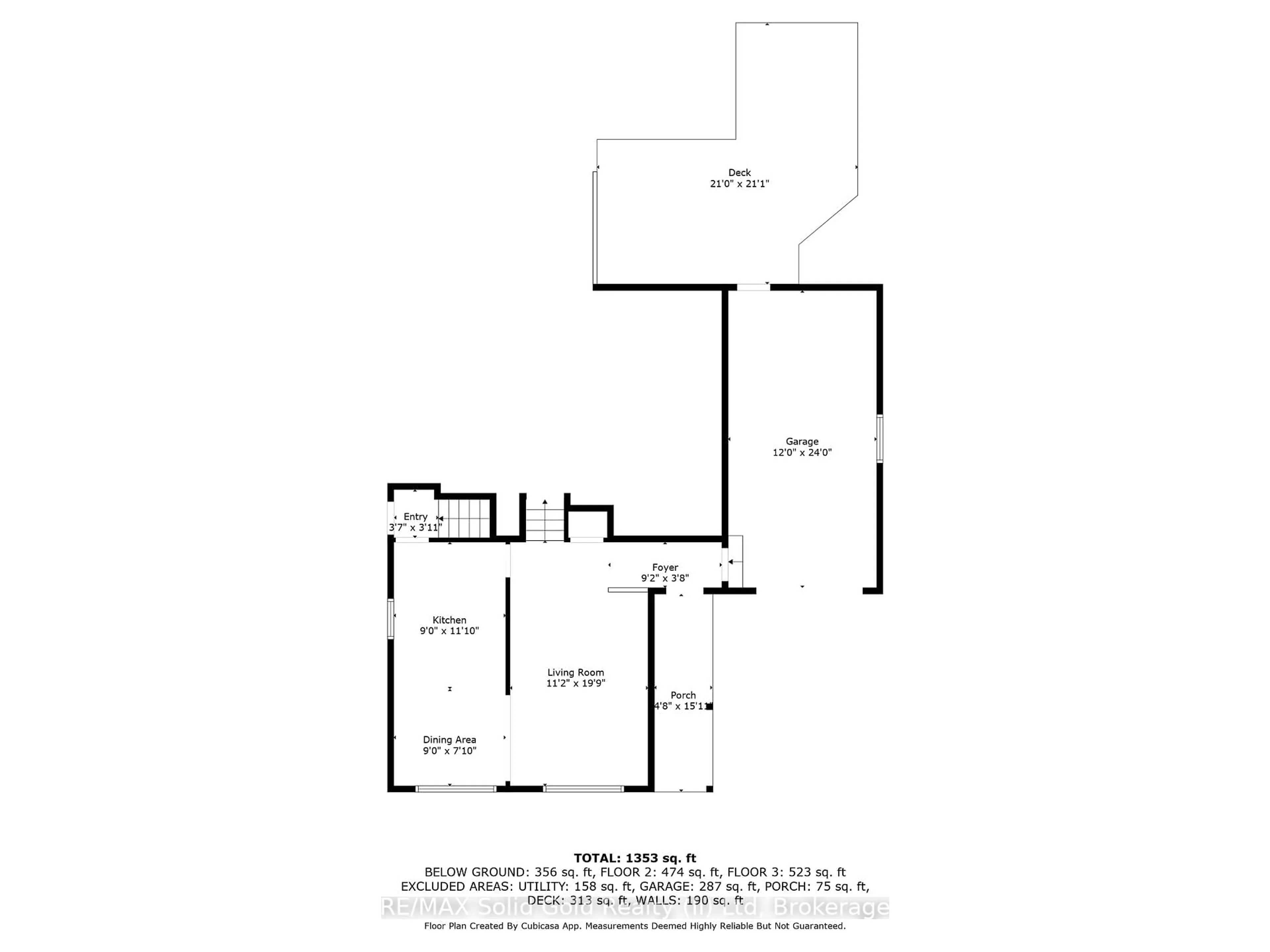Floor plan for 232 Kenneth Ave, Kitchener Ontario N2A 1W4