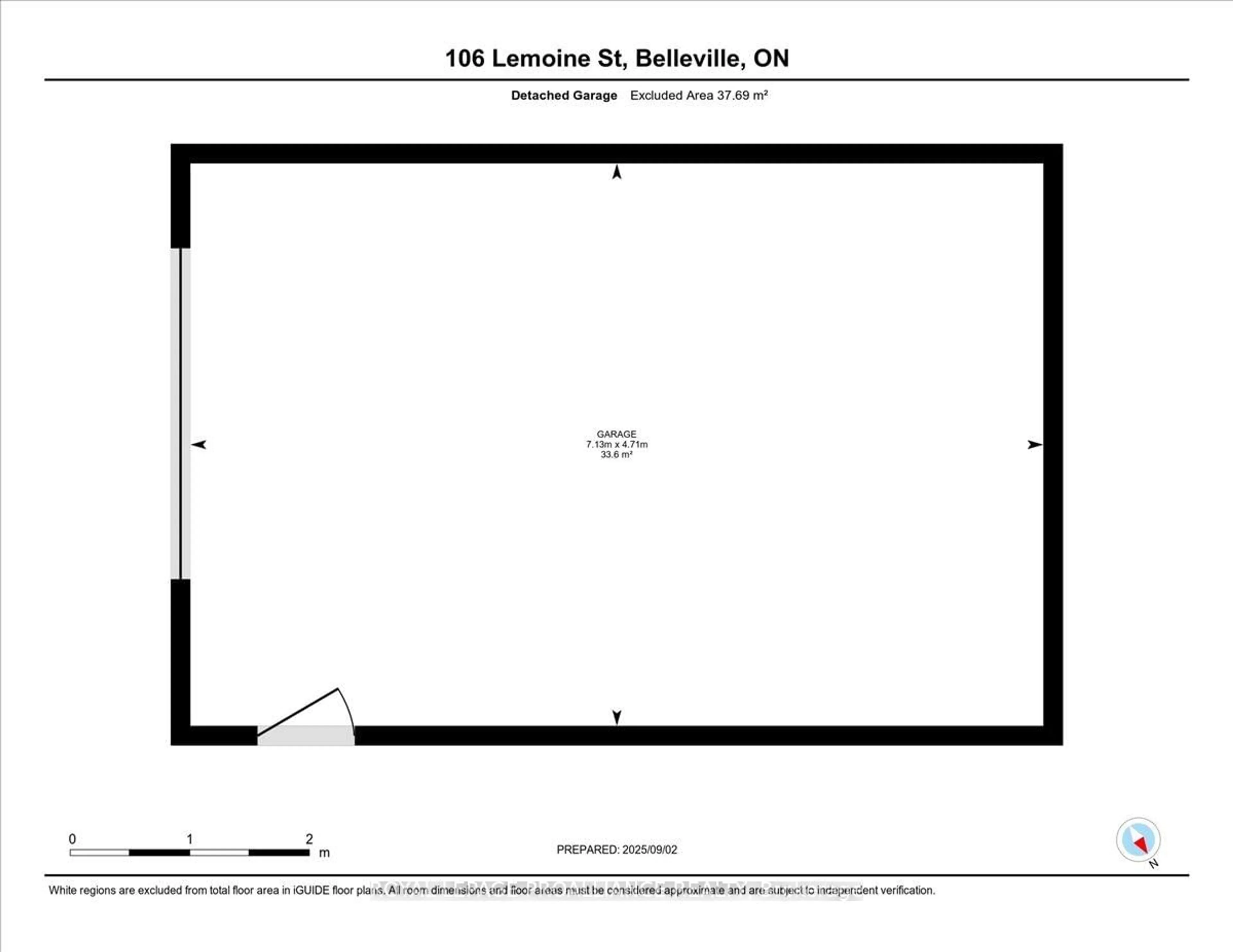 Floor plan for 106 Lemoine St, Belleville Ontario K8P 4H1
