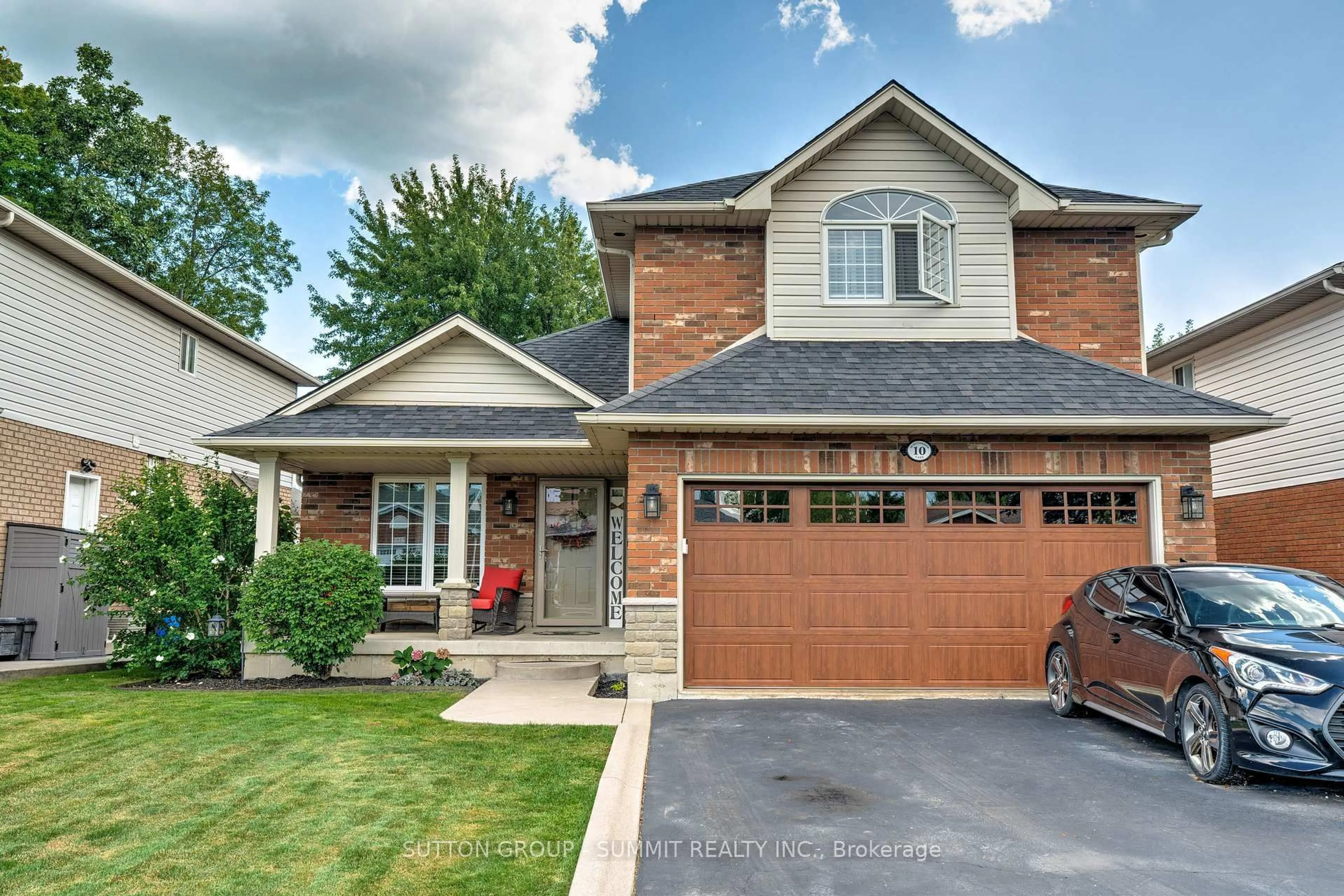 Home with brick exterior material, street for 10 Scottswood Lane, Haldimand Ontario N3W 2L6