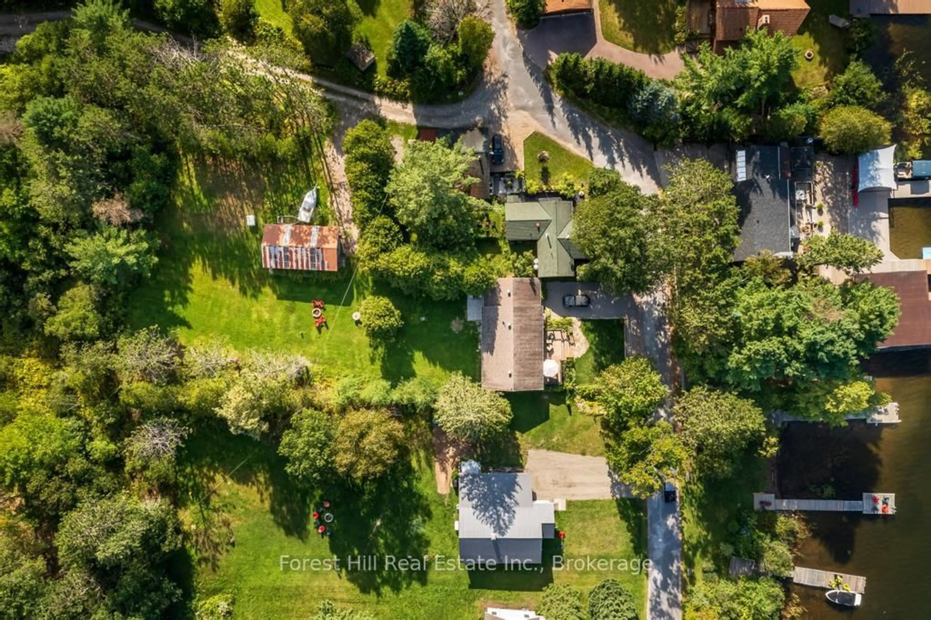 A pic from outside/outdoor area/front of a property/back of a property/a pic from drone, forest/trees view for 1076 HARVEY Ave, Algonquin Highlands Ontario P0A 1E0