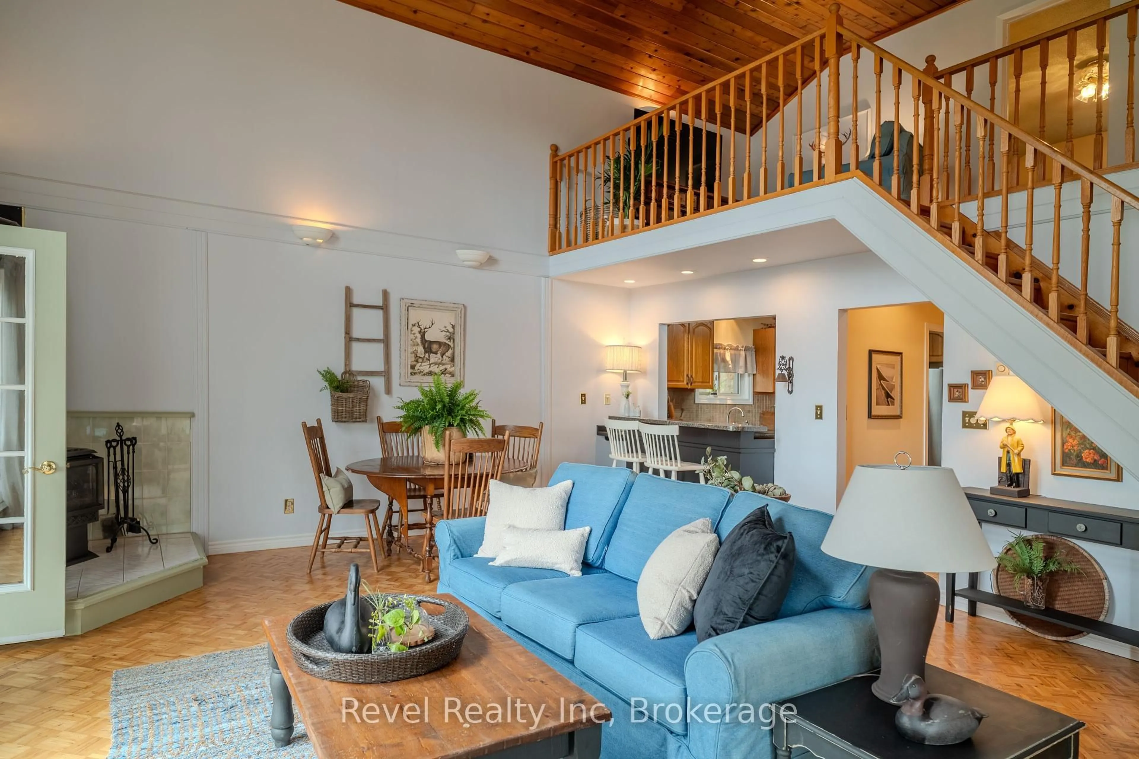 Living room with furniture, unknown for 14 Swallow Rd, McDougall Ontario P2A 2W7
